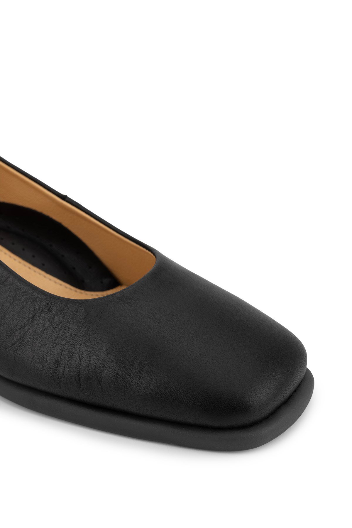 Tnc Luxury Kadın Hakiki Deri Siyah Comfort Ayakkabı