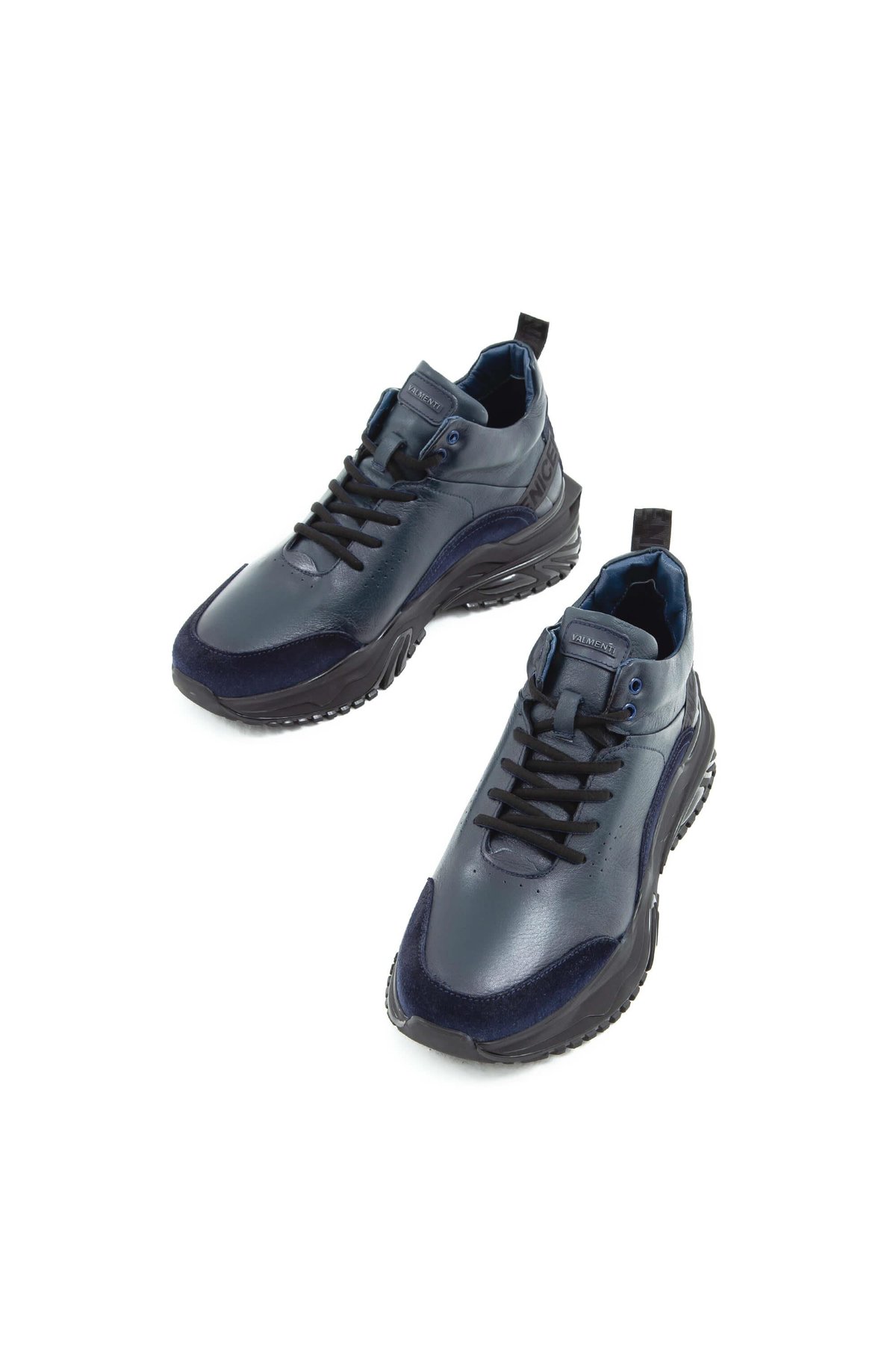 Valmenti Erkek Hakiki Deri Lacivert Sneakers & Spor Ayakkabı