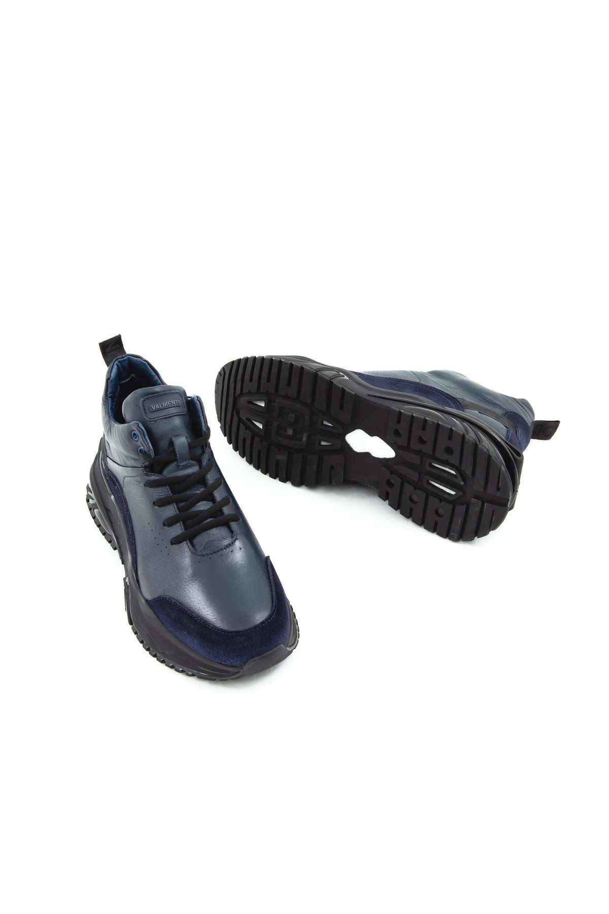 Valmenti Erkek Hakiki Deri Lacivert Sneakers & Spor Ayakkabı