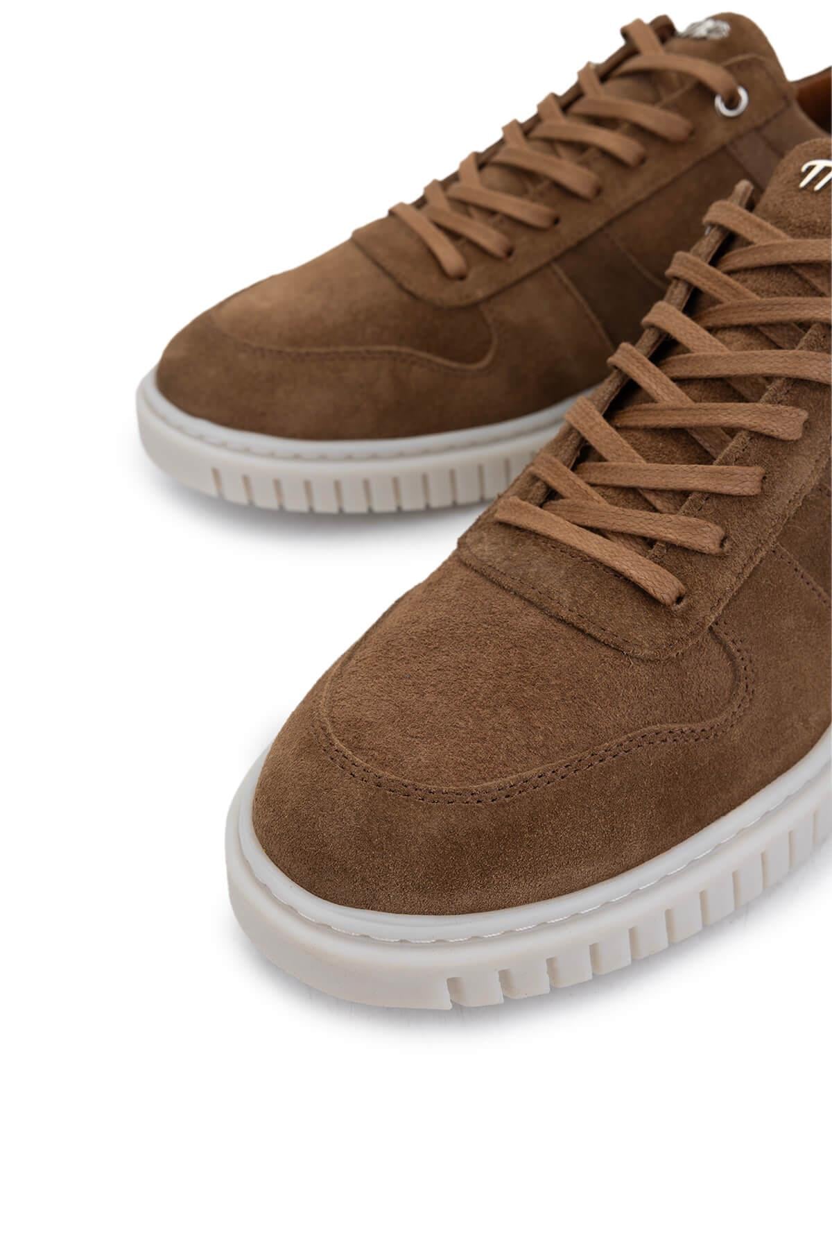 Valmenti Erkek Hakiki Deri Toprak Süet Sneakers & Spor Ayakkabı