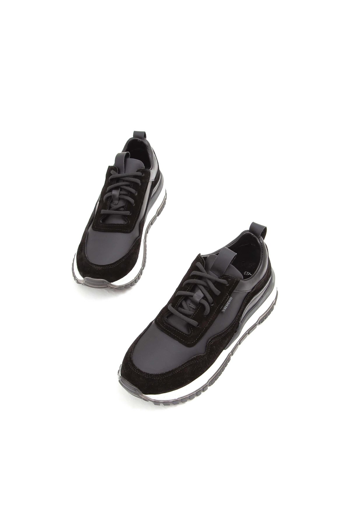 Valmenti Kadın Hakiki Deri Siyah Sneakers & Spor Ayakkabı