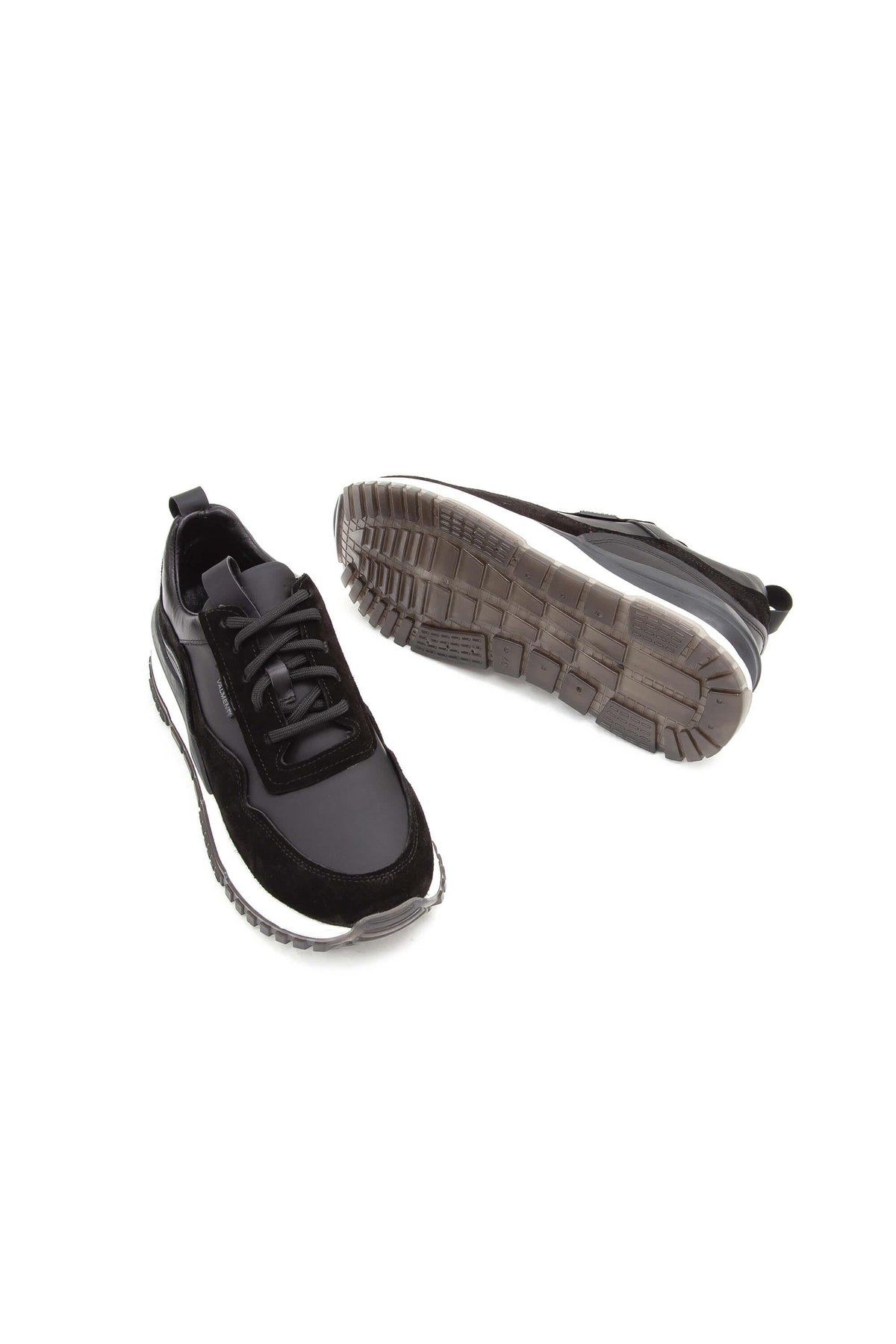 Valmenti Kadın Hakiki Deri Siyah Sneakers & Spor Ayakkabı