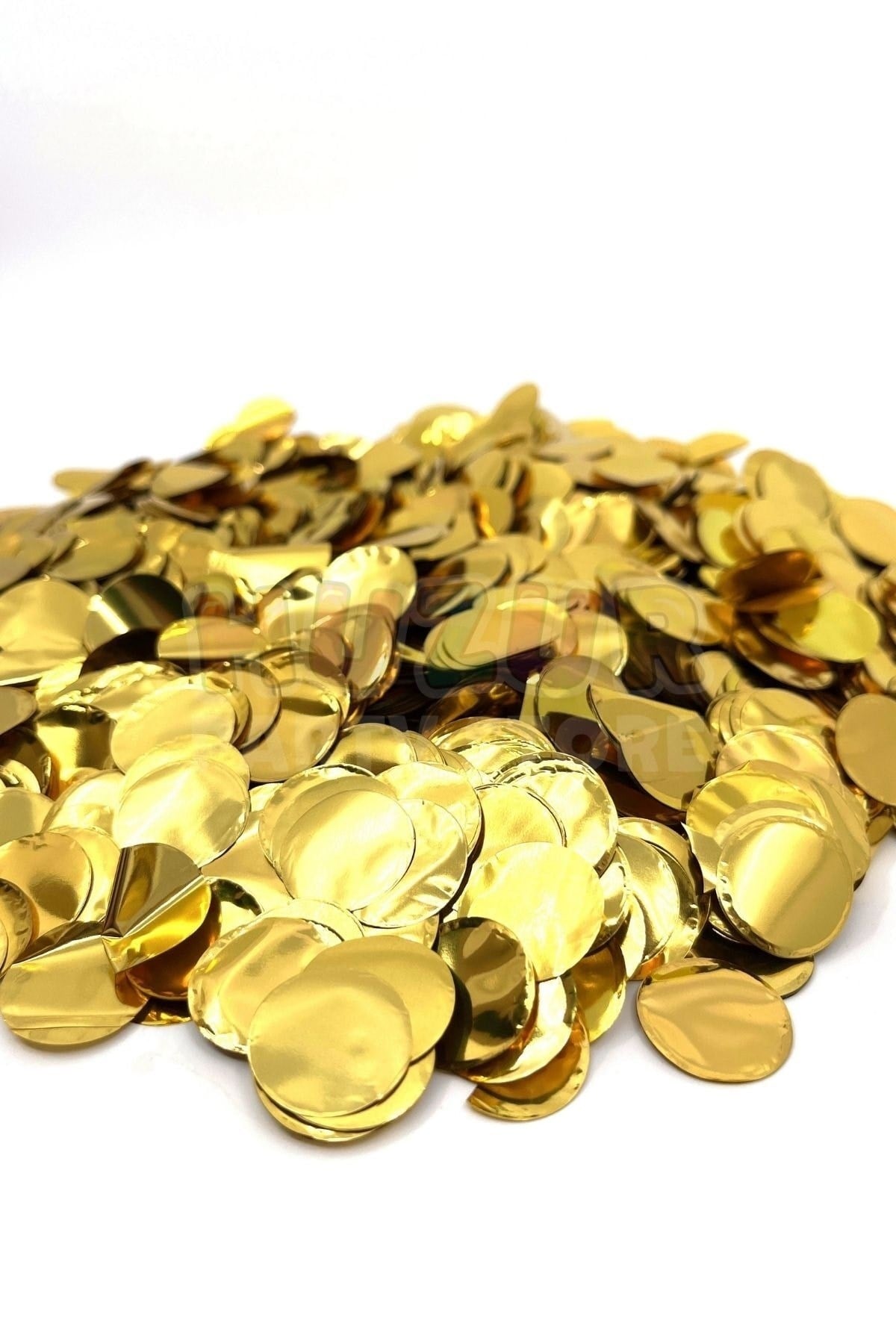 1 Paket Gold Balon Pulu Altın Sarısı Balon Içi Pul Konfetisi 10 Gram Konfetili Şeffaf Balon Pulu