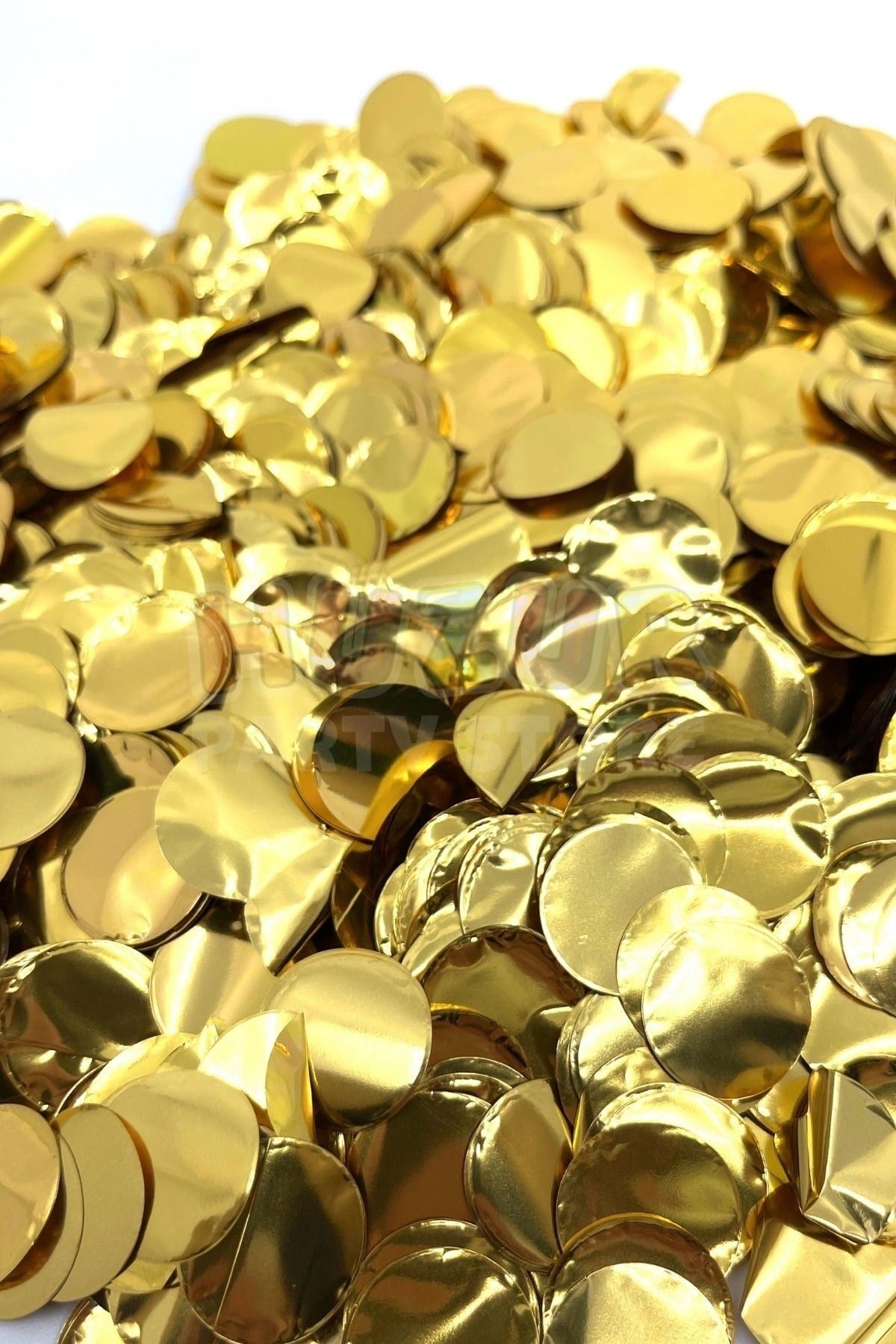 1 Paket Gold Balon Pulu Altın Sarısı Balon Içi Pul Konfetisi 10 Gram Konfetili Şeffaf Balon Pulu
