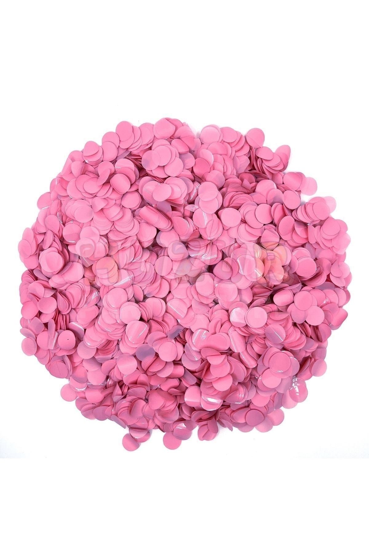 1 Paket Pembe Balon Pulu Balon Içi Pul Konfetisi 10 Gram Konfetili Balon Zinciri Şeffaf Balon Pulu