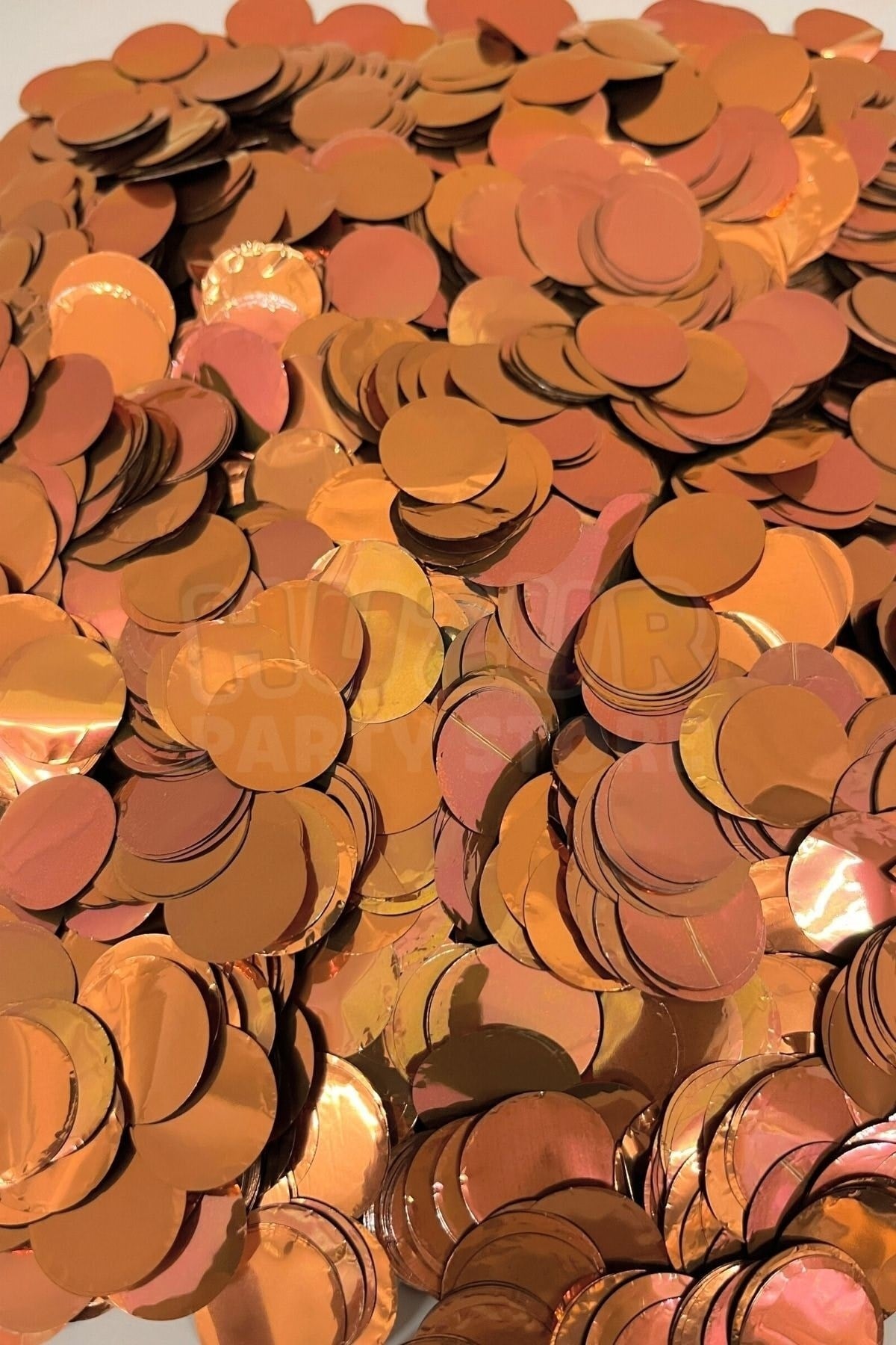 1 Paket Rose Gold Balon Pulu Bakır Balon Içi Pul Konfetisi 10 Gram Konfetili Şeffaf Balon Pulu