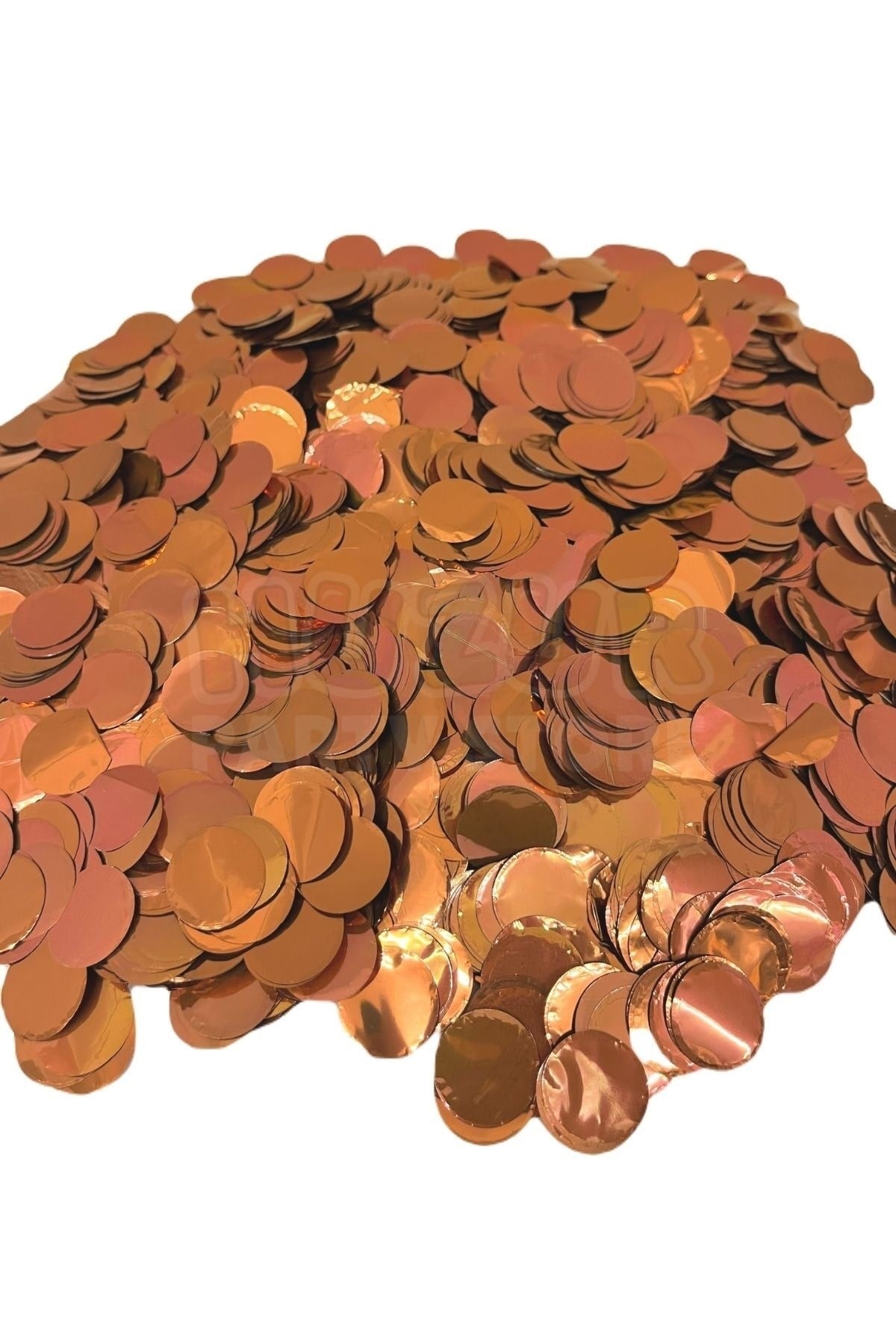 1 Paket Rose Gold Balon Pulu Bakır Balon Içi Pul Konfetisi 10 Gram Konfetili Şeffaf Balon Pulu