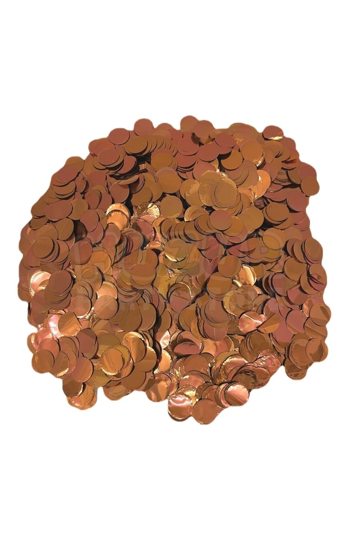 1 Paket Rose Gold Balon Pulu Bakır Balon Içi Pul Konfetisi 10 Gram Konfetili Şeffaf Balon Pulu
