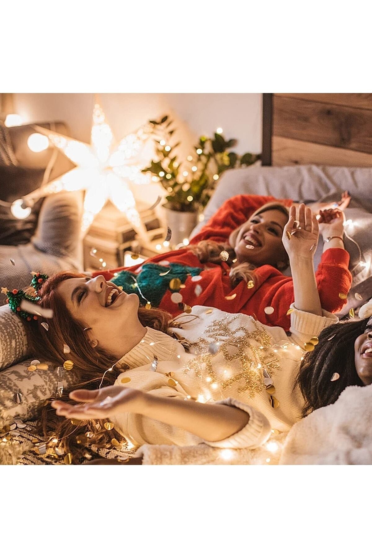 10 Metre Günışığı Ramazan Bayramı Işığı Dini Süsü Peri Led Işık Sarı Pilli Ledli Gece 3 Fonksiyon