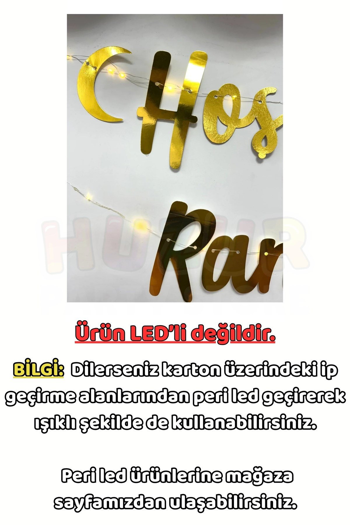 11 Parça Hoşgeldin Ramazan Süsleme Seti 8 Beyaz 2 Gold Krom Balon Demeti Süsü Yeni Sezon İftar Dekor
