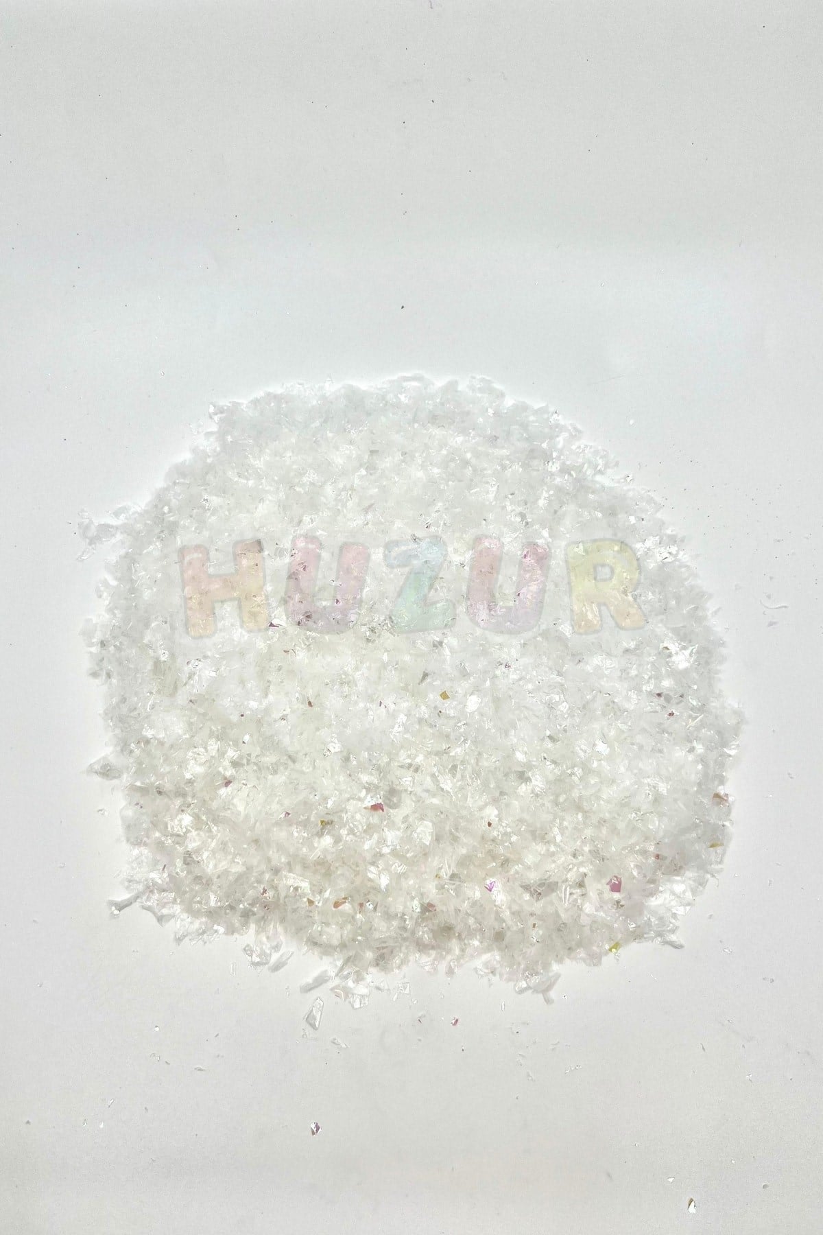 150 gr Beyaz Dekoratif Kristalize Yapay Kar Yılbaşı Süslemesi Yeni Yıl Malzemesi Minyatür Süsü