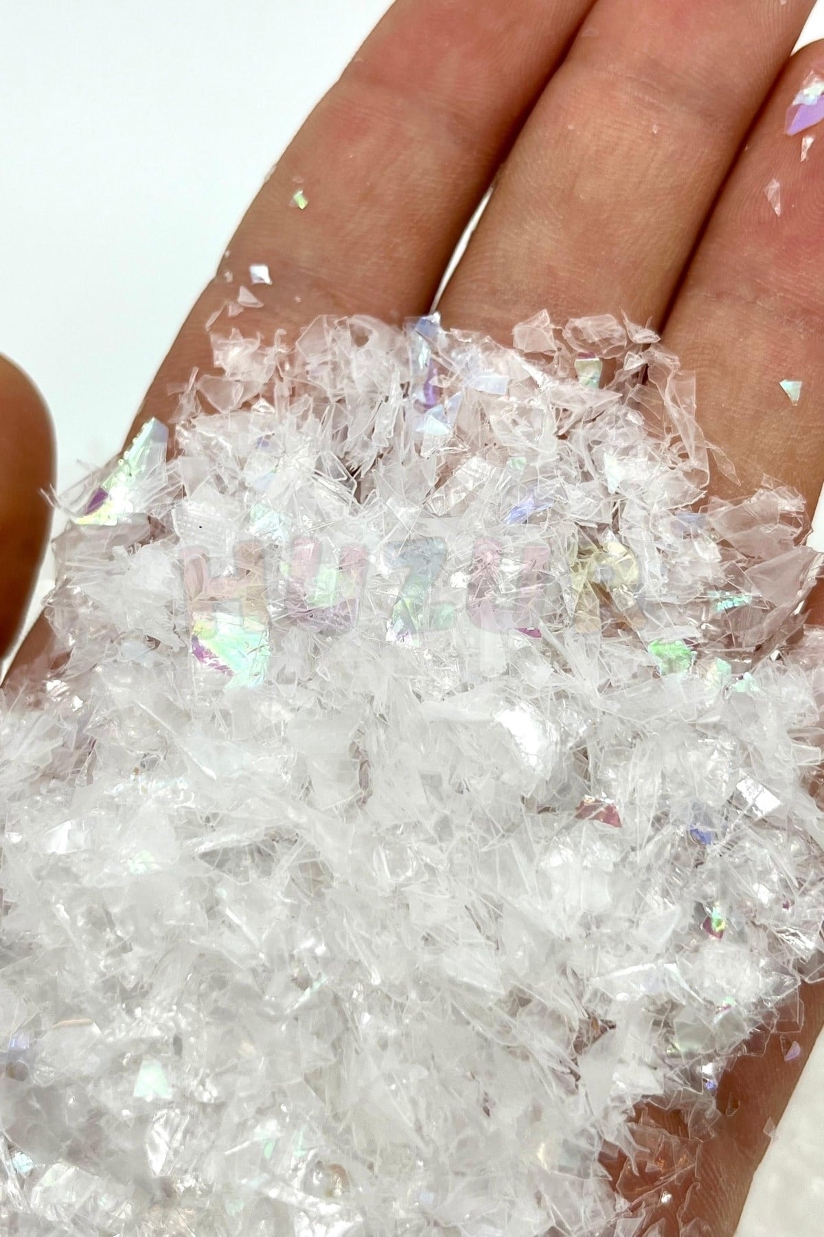 150 gr Beyaz Dekoratif Kristalize Yapay Kar Yılbaşı Süslemesi Yeni Yıl Malzemesi Minyatür Süsü