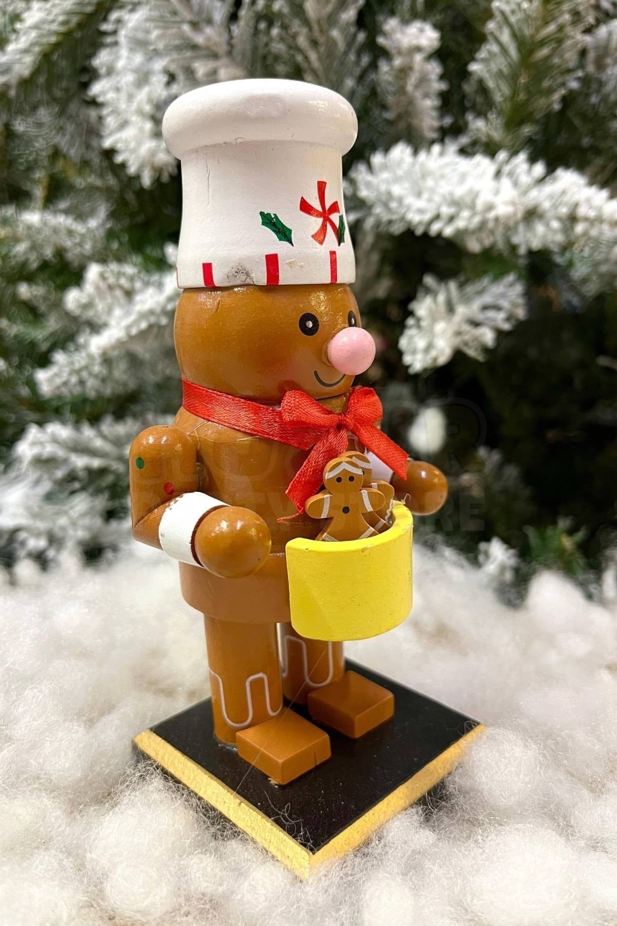 16 Cm Kurabiye Adam Fındıkkıran Küçük Kurabiye Adamcıklar Detaylı Nutcracker Yılbaşı Yeni Yıl Dekoru