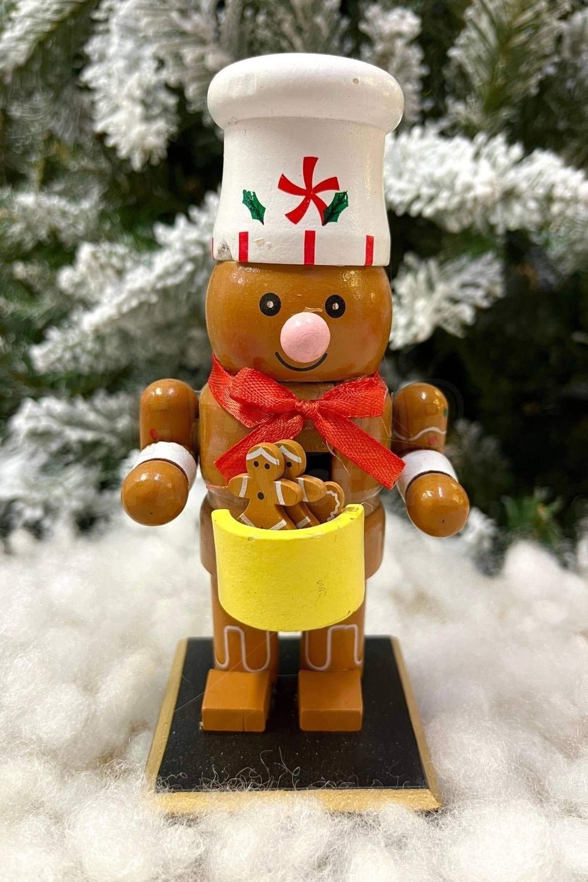 16 Cm Kurabiye Adam Fındıkkıran Küçük Kurabiye Adamcıklar Detaylı Nutcracker Yılbaşı Yeni Yıl Dekoru