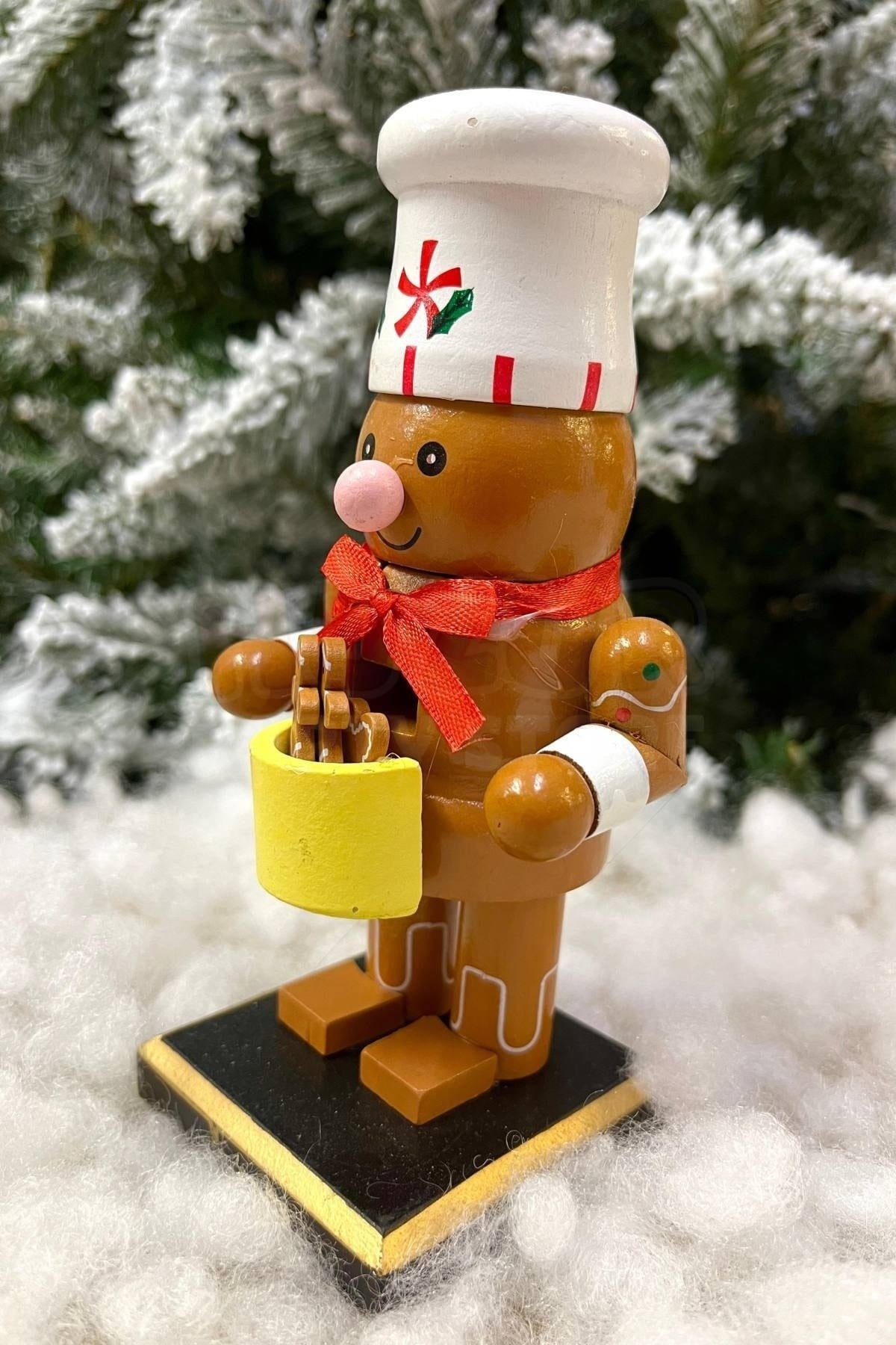 16 Cm Kurabiye Adam Fındıkkıran Küçük Kurabiye Adamcıklar Detaylı Nutcracker Yılbaşı Yeni Yıl Dekoru