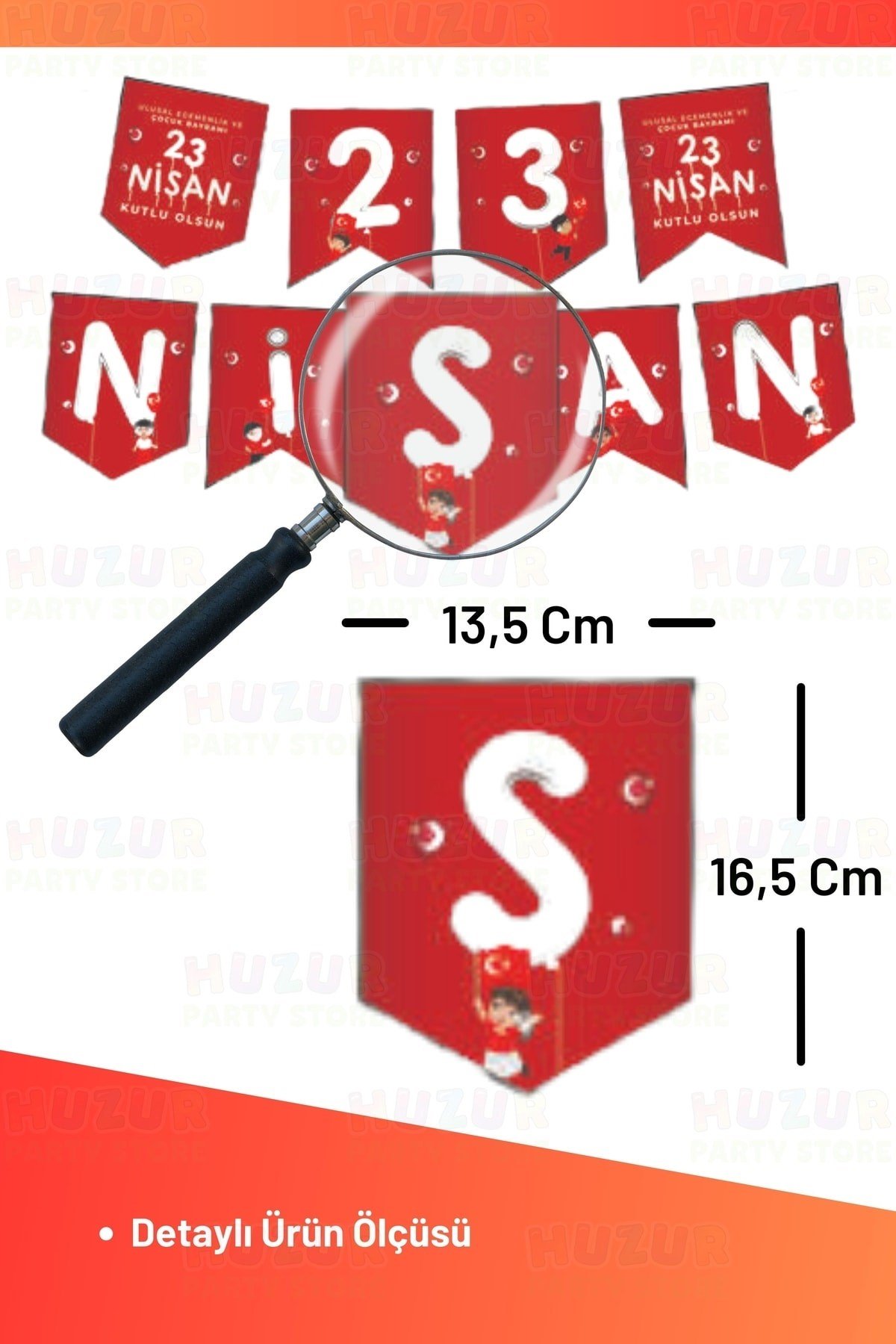 23 Nisan Yazısı Ulusal Egemenlik Ve Çocuk Bayramı Banner Süs Okul Sınıf Süsleme Milli Bayram Süsleri