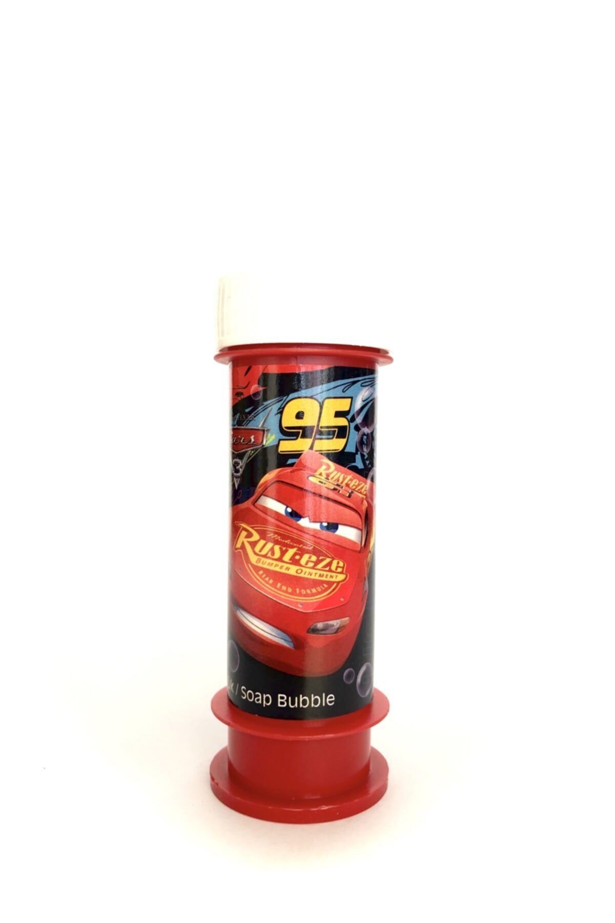 Arabalar Temalı Cars Şimşek Mcqueen 3lü Köpük Balon Arabalar Figürlü Köpük Baloncuk 60 ml