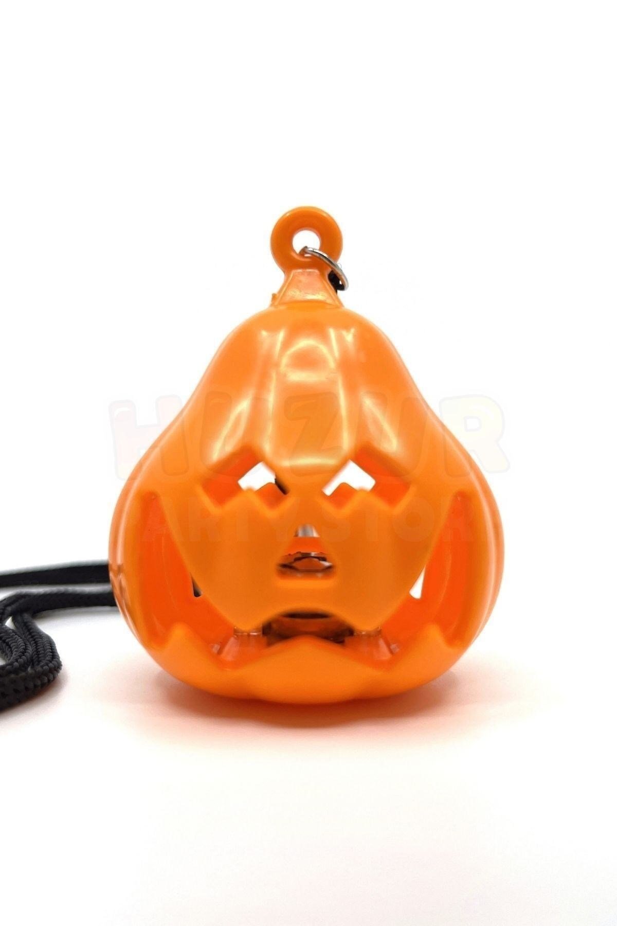 Balkabağı Kolye Halloween Partisi Cadılar Bayramı Aksesuarı 3 Fonksiyonlu