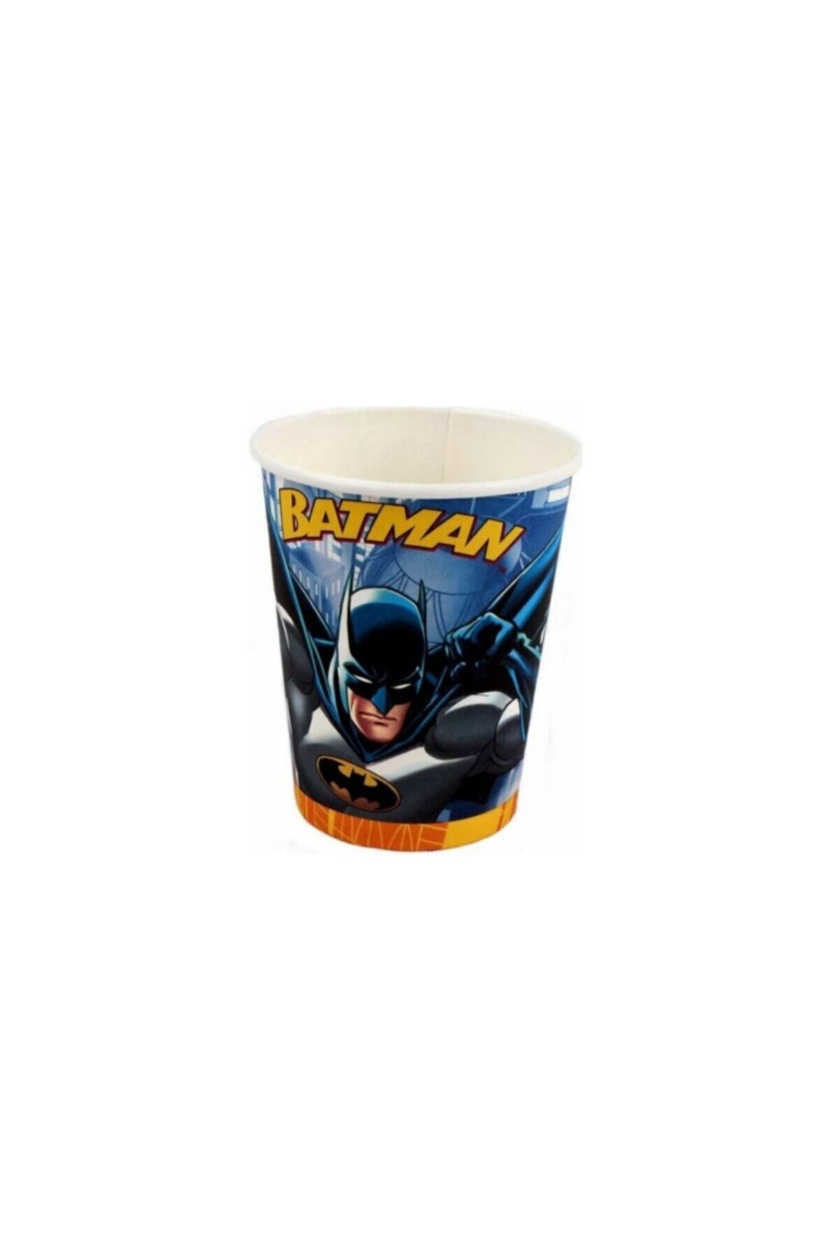 Batman Temalı Bardak 8 Adet 6x9 Cm Kara Şövalye Karakter Konsepti Doğum Günü Süsü Parti Bardağı