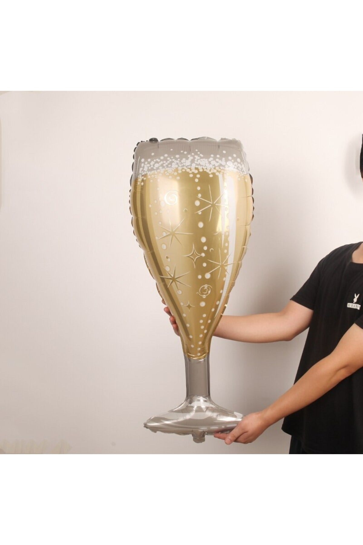 Bride To Be Folyo Balon Gold Renkli 100x45 Cm Bride To Be Bekarlığa Veda Kadeh Şampanya Bardağı Şişe