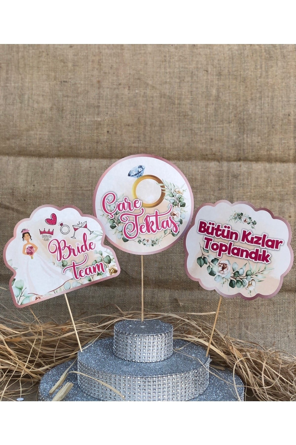 Bride To Be Temalı 12 Adet Konuşma Balonu Darısı Başıma Listesi Bekarlığa Veda Partisi Süs Seti