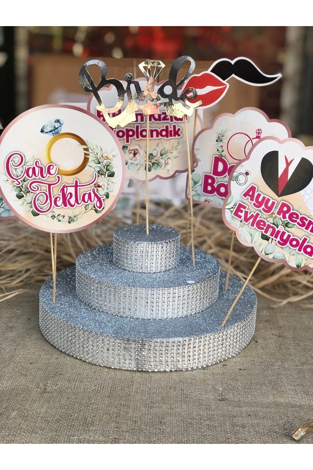 Bride To Be Temalı 12 Adet Konuşma Balonu Darısı Başıma Listesi Bekarlığa Veda Partisi Süs Seti