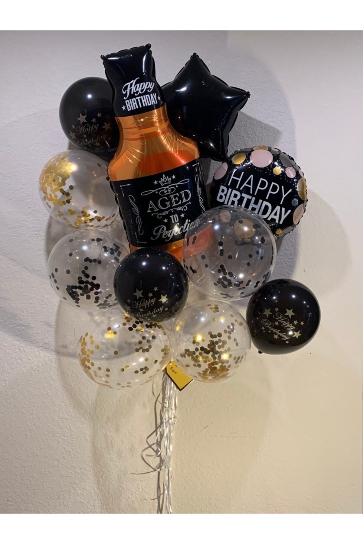 Bride To Be Viski Folyo Balon 90x45 Cm Şampanya Balon Bekarlığa Veda Partisi Helyuma Uyumlu Şişe