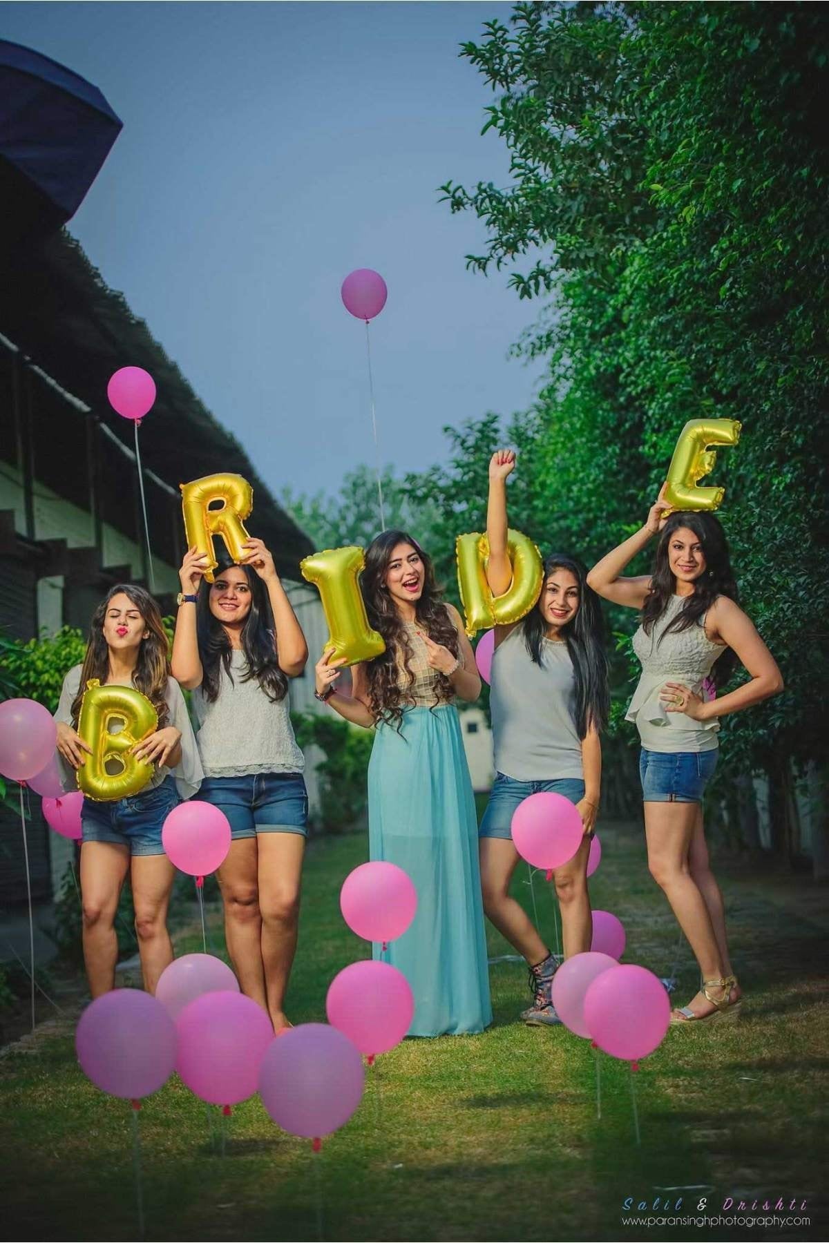 Bride Yazılı Folyo Balon Konsept Gold Renkli Altın Sarısı Bekarlığa Veda Partisi Büyük Balon