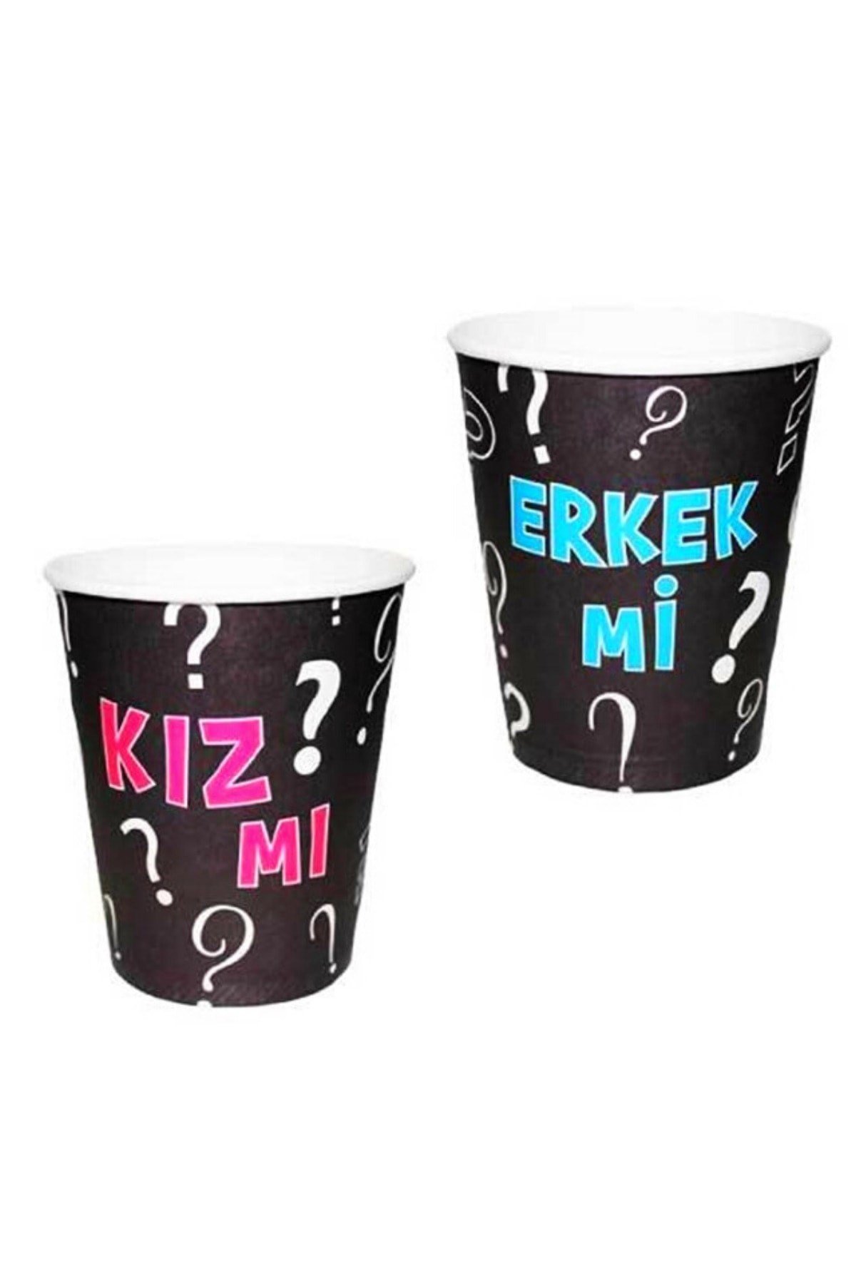 Cinsiyet Belirleme Partisi Bardak 8 Adet Kız Mı Erkek Mi Boy Or Girl Gender Reveal Konsepti 8 cm