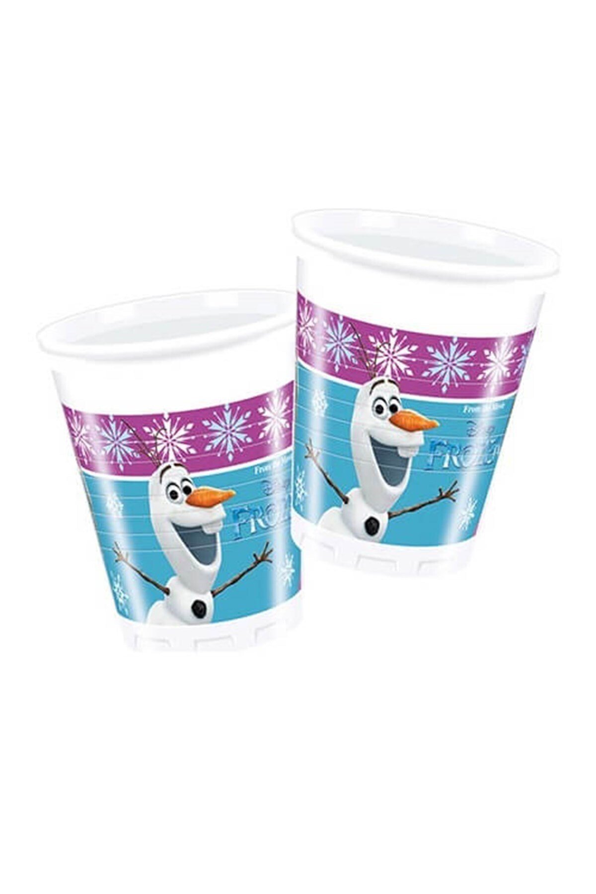 Elsa Anna Karakterli Bardak 8 Adet Frozen Karlar Ülkesi Temalı Konsepti Lisanslı Ürün