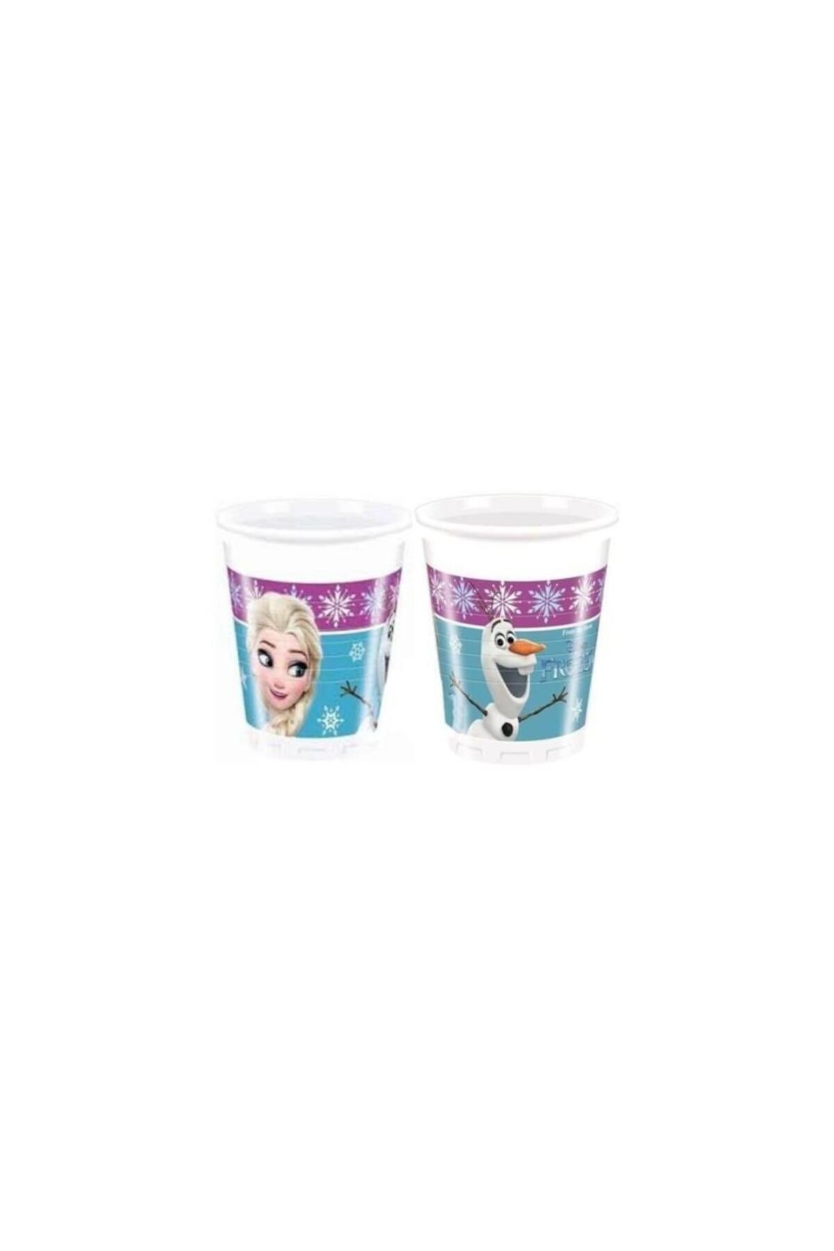 Elsa Anna Karakterli Bardak 8 Adet Frozen Karlar Ülkesi Temalı Konsepti Lisanslı Ürün