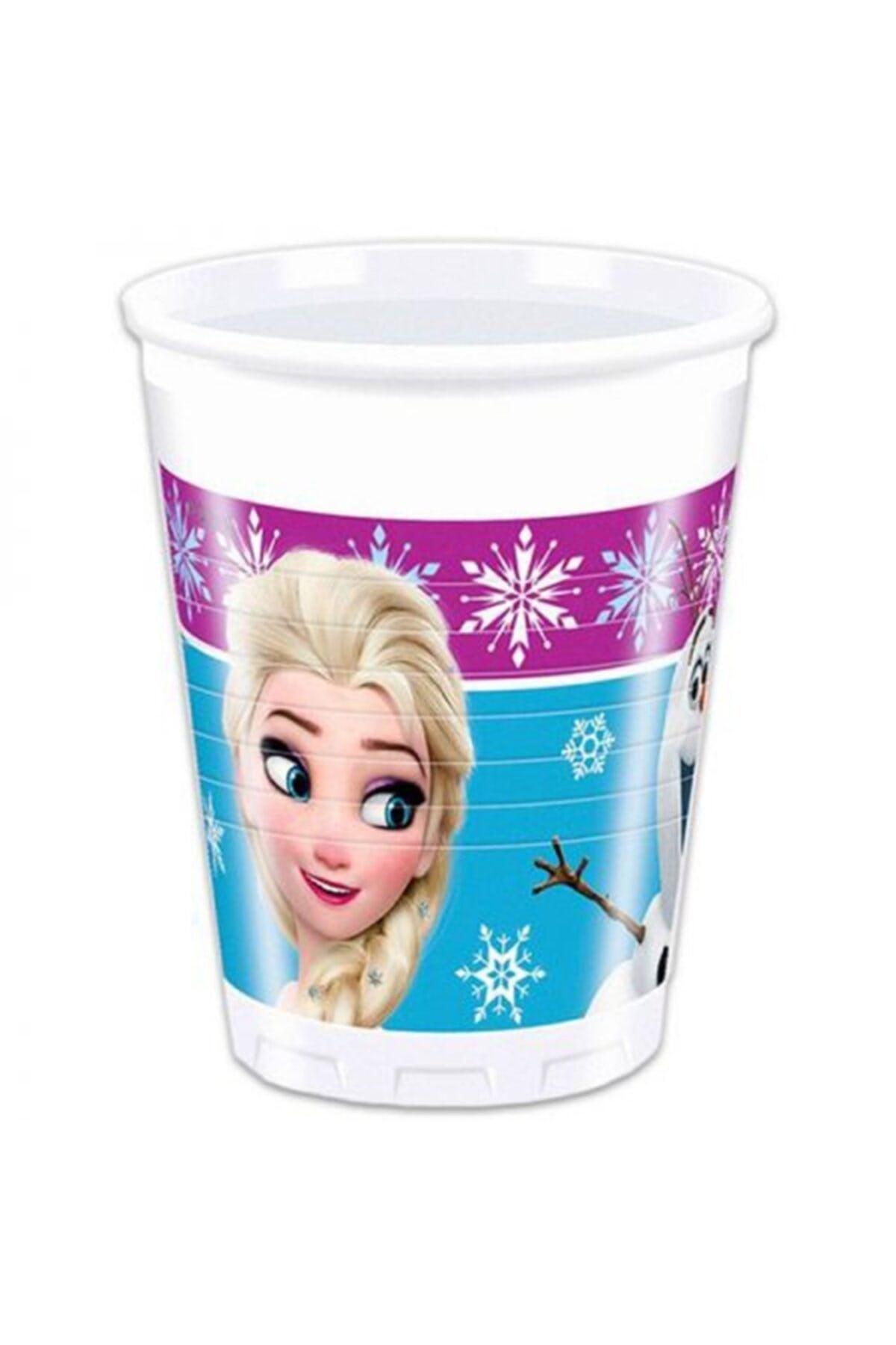 Elsa Anna Karakterli Bardak 8 Adet Frozen Karlar Ülkesi Temalı Konsepti Lisanslı Ürün
