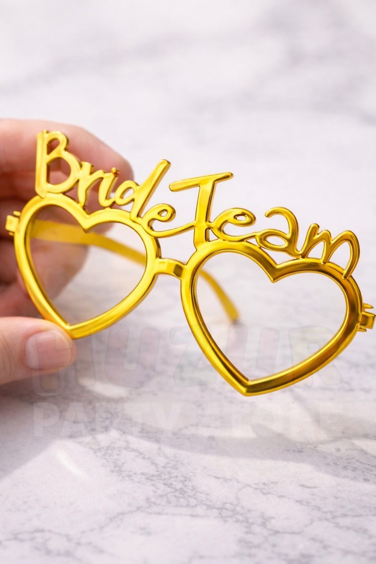 Gold Bride Team Gözlük Nedime Gözlüğü Bride To Be Malzemeleri Bekarlığa Veda Partisi Aksesuarı Mika