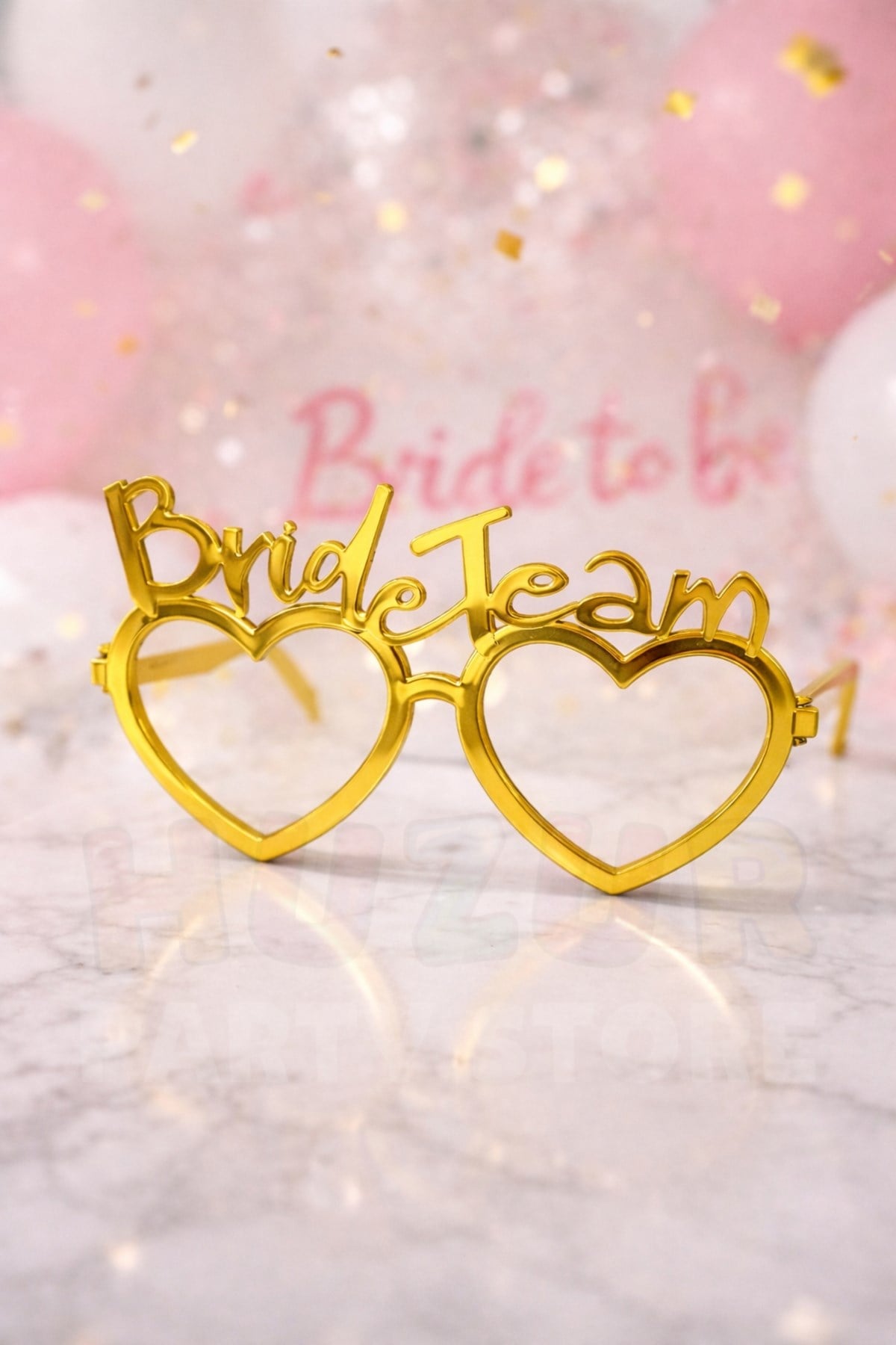 Gold Bride Team Gözlük Nedime Gözlüğü Bride To Be Malzemeleri Bekarlığa Veda Partisi Aksesuarı Mika
