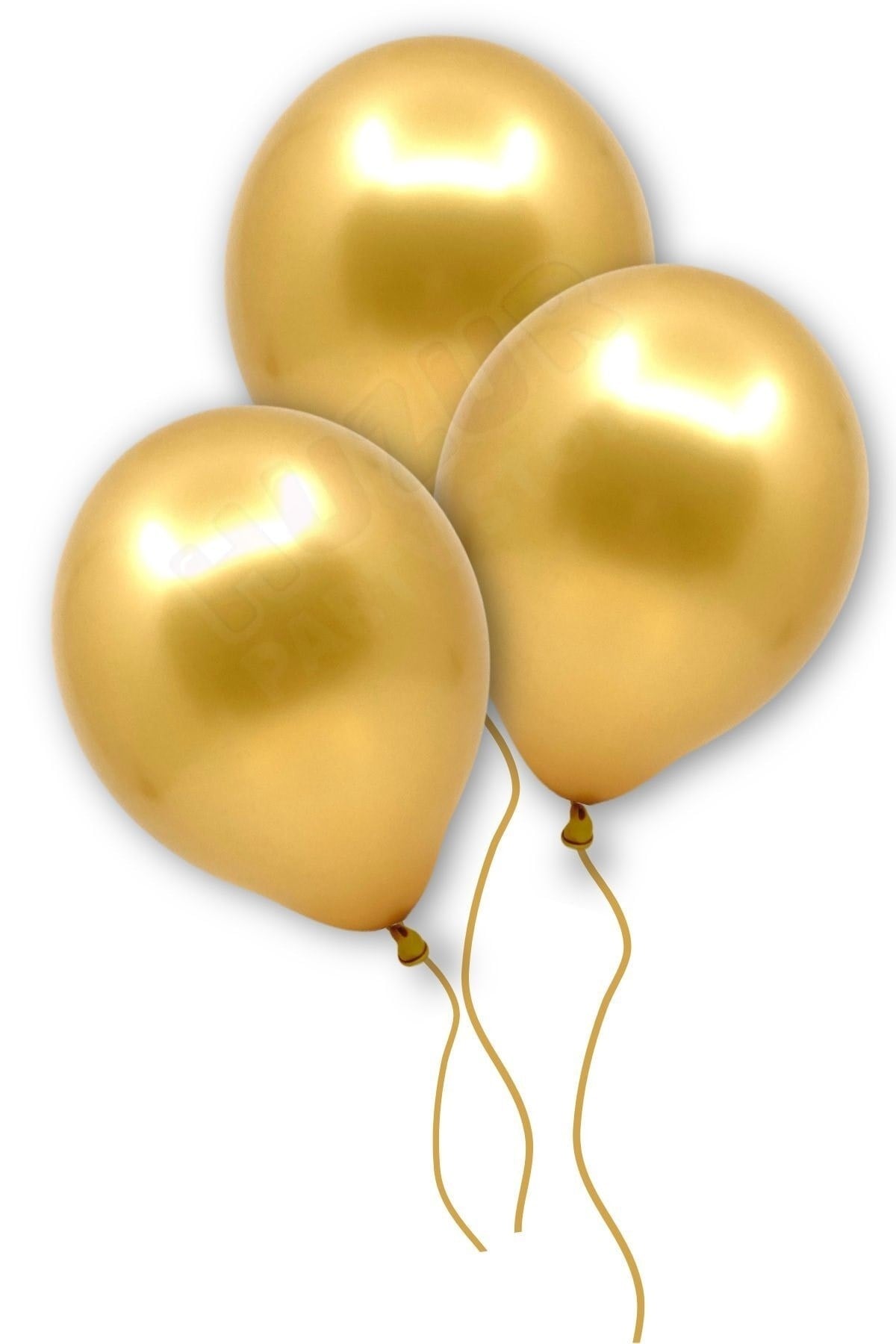 Gold Renkli Metalik Balon 10 Adet 30 Cm Altın Sarısı Lateks Parti Konsept Temalı Doğum Günü Balonu