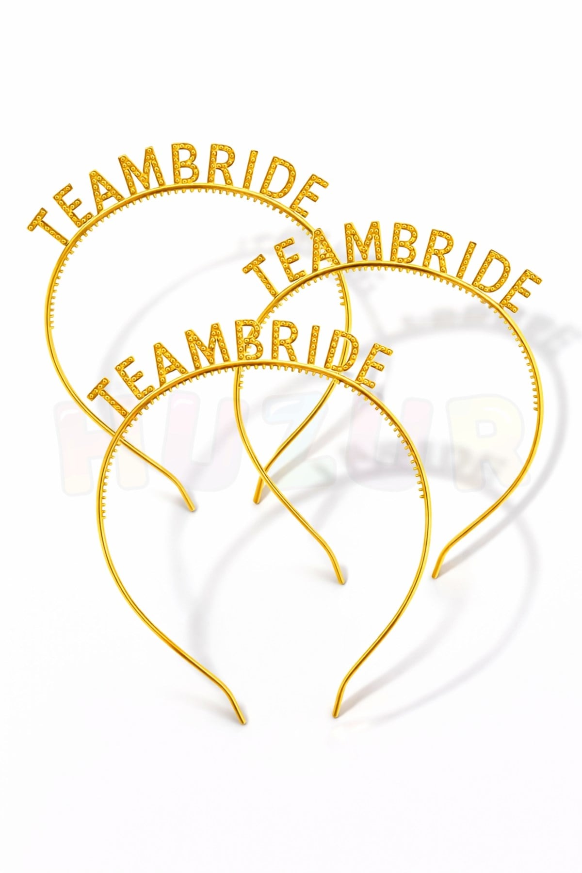 Gold Team Bride Taç Nedime Tacı Bride To Be Malzemeleri Bekarlığa Veda Partisi Aksesuarı Sert Mika