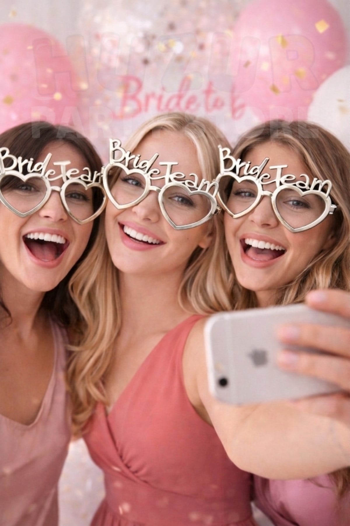 Gümüş Bride Team Gözlük Nedime Gözlüğü Bride To Be Malzemeleri Bekarlığa Veda Partisi Aksesuarı Mika