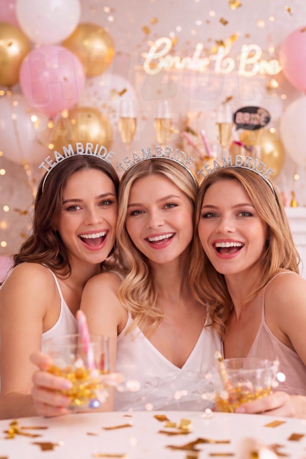 Gümüş Team Bride Taç Nedime Tacı Bride To Be Malzemeleri Bekarlığa Veda Partisi Aksesuarı Sert Mika