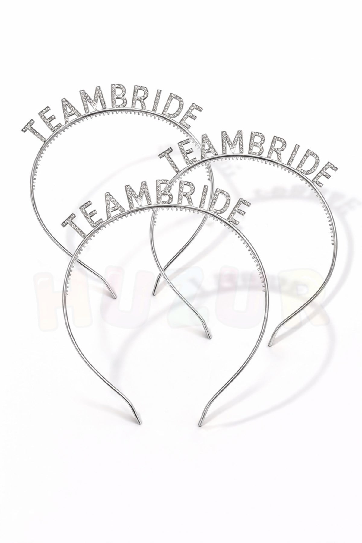 Gümüş Team Bride Taç Nedime Tacı Bride To Be Malzemeleri Bekarlığa Veda Partisi Aksesuarı Sert Mika