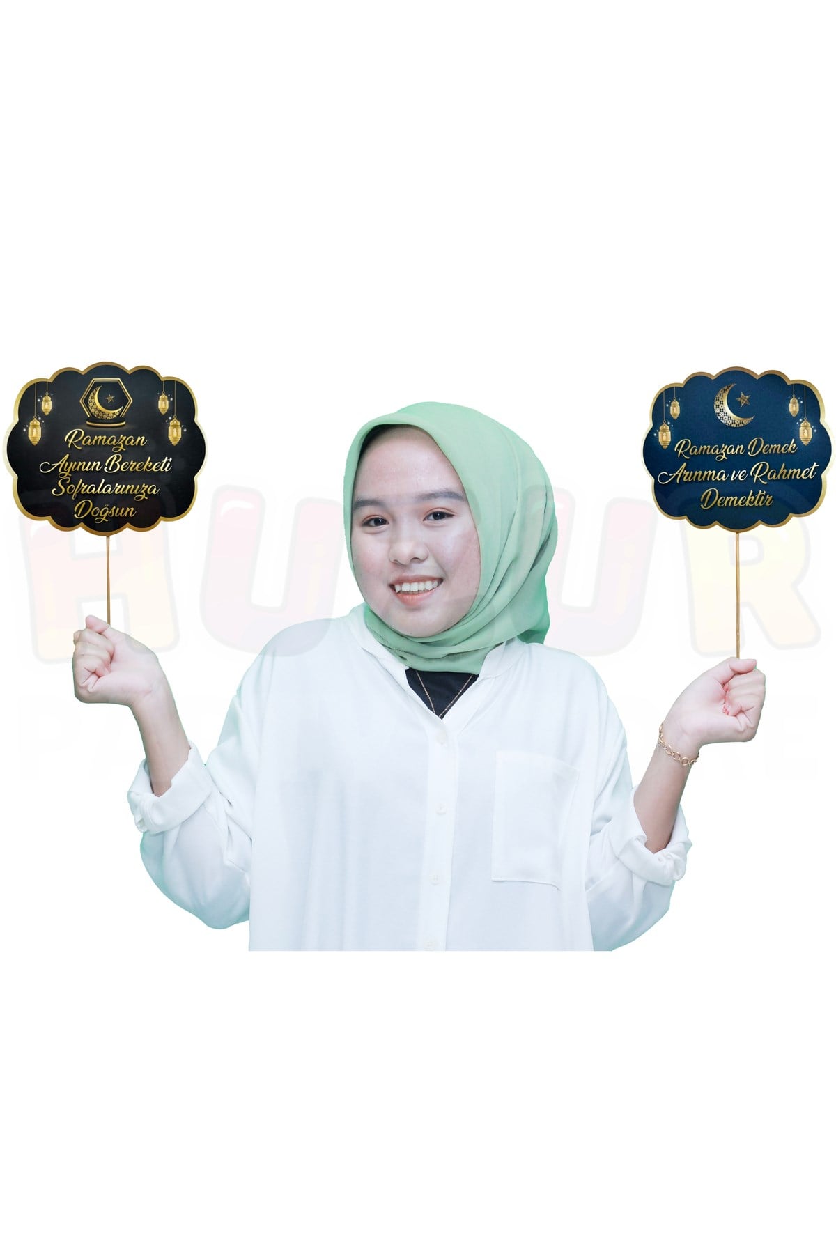 Hoşgeldin Ramazan Konuşma Balonu 11 Ayın Sultanı Yazılı Dini Islami Bayram Fotoğraf Çekilme Süsü