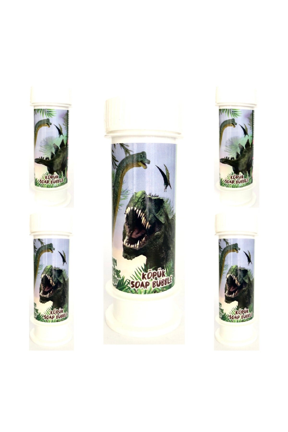 Jurassic World Dinozor Tema Konsepti 5li Köpük Balon Jurassic World Karakter Köpük Baloncuk 60 ml