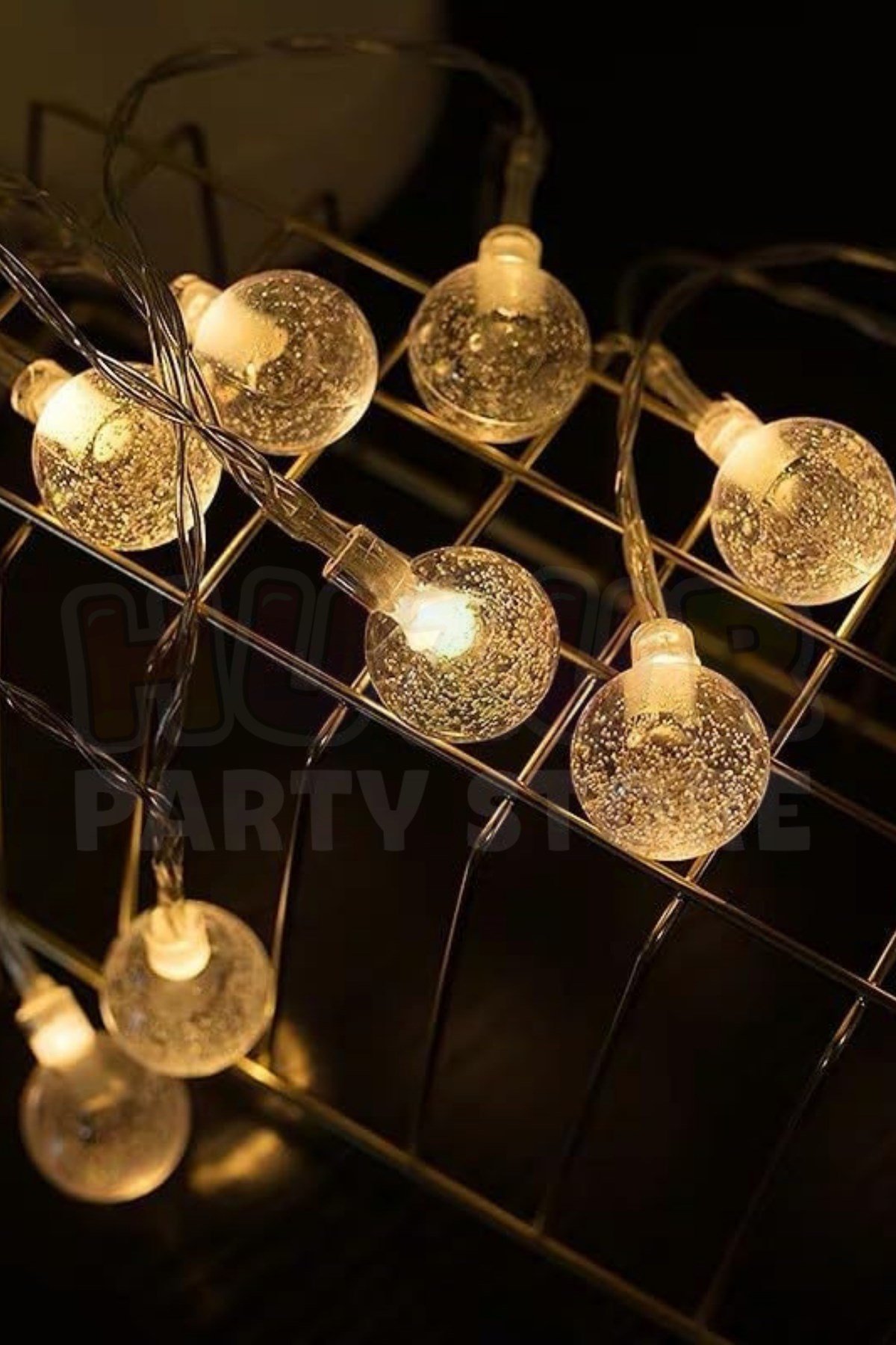 Kristalize Top Led Işık 3 Metre Hoşgeldin Ramazan Bayramı Dekorasyonu 20 Ledli Günışığı Pilli Süs