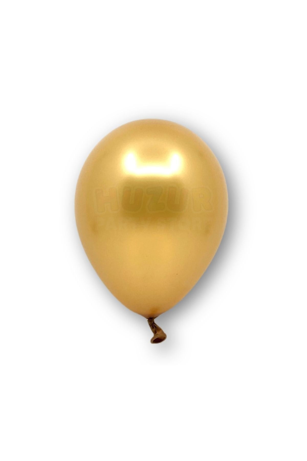 Küçük Mini Boy Gold Renkli Metalik Balon 50 Adet 6 Inç 15 Cm Altın Sarısı Parti Doğum Günü Balonu