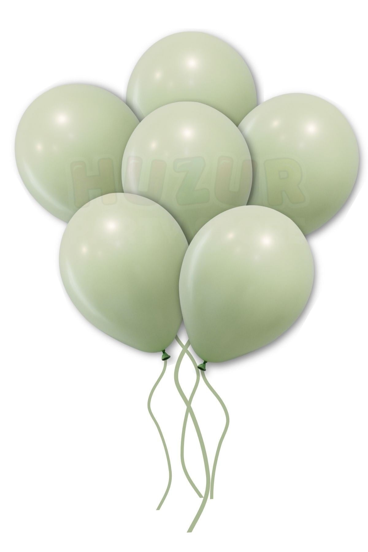 Küf Yeşili Balon 10 Adet 30 Cm Pastel Koyu Yeşil Parti Balonu Doğum Günü Partisi Konsept Temalı Süs