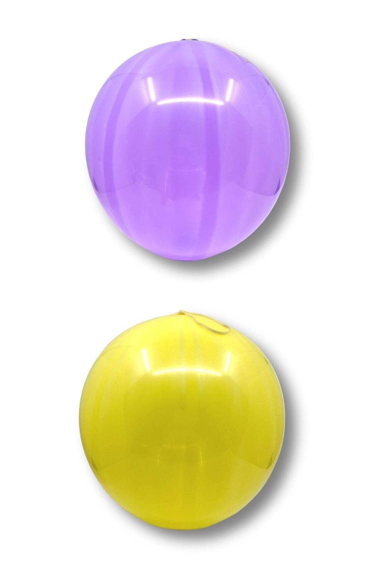 Lastikli Balon 10 Adet 45 Cm Renk Renk Punç Zıp Zıp Ipli Vurmalı Panç Büyük Balon Rengarenk Renkli