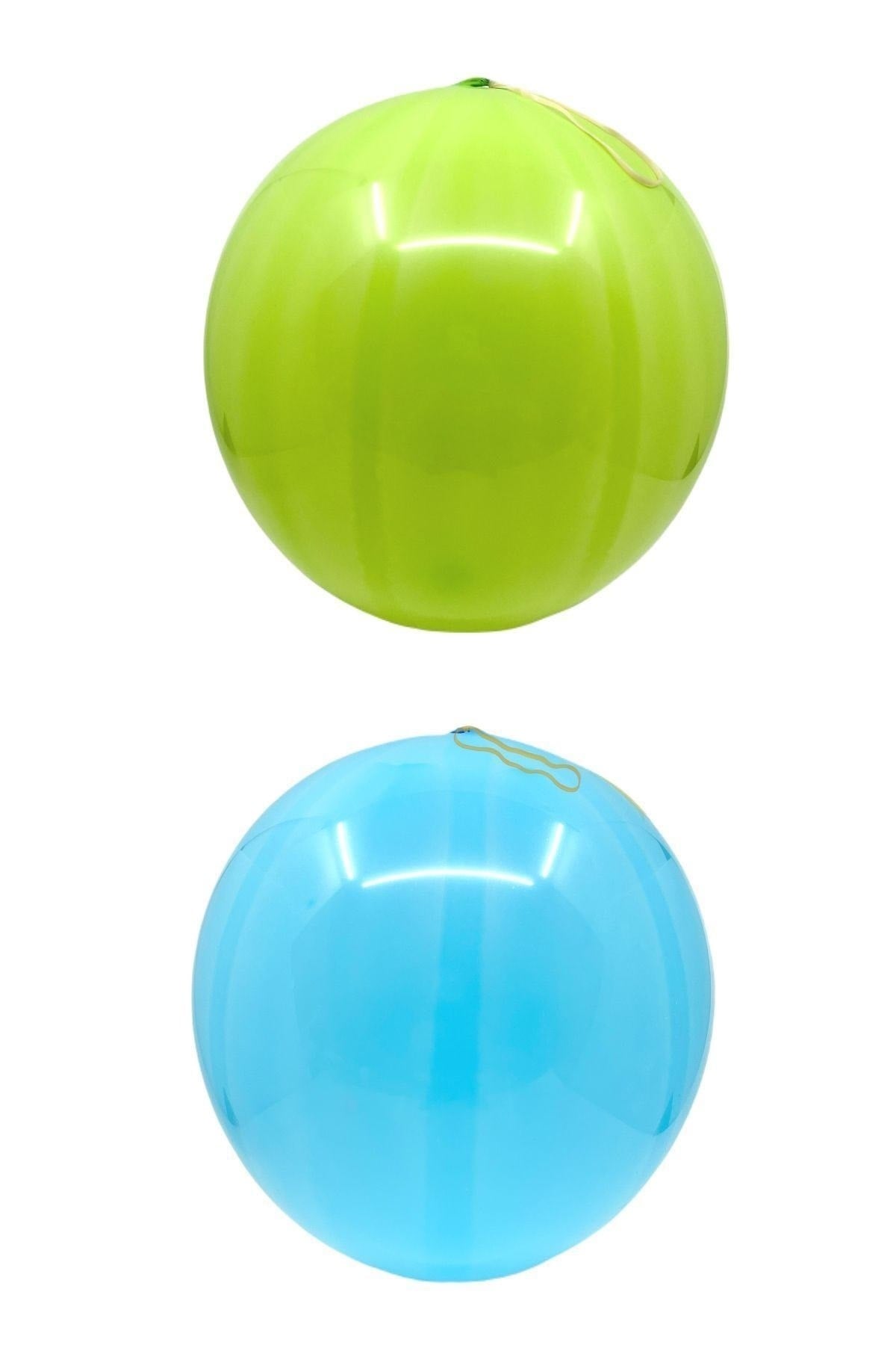 Lastikli Balon 10 Adet 45 Cm Renk Renk Punç Zıp Zıp Ipli Vurmalı Panç Büyük Balon Rengarenk Renkli