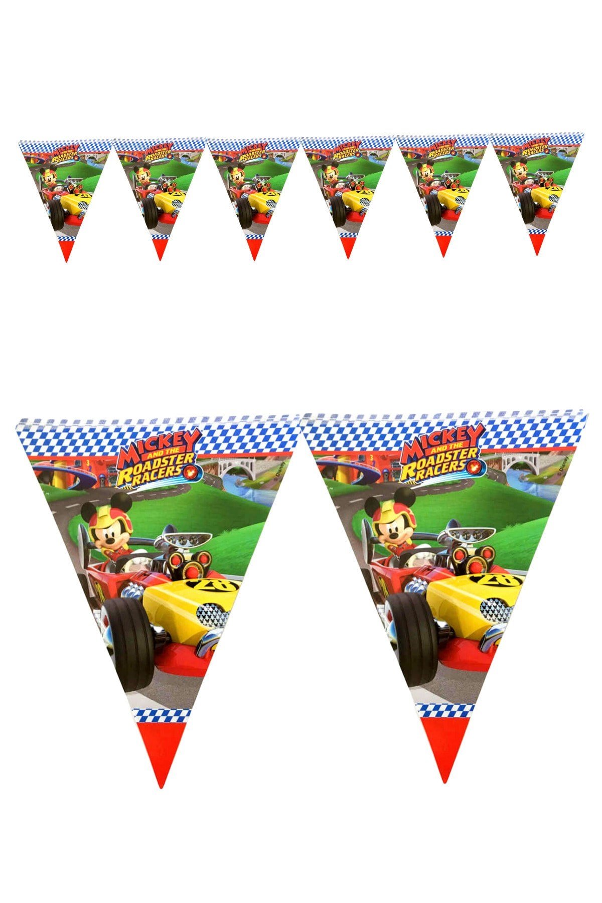Mickey Mouse Karakterli Flama 11 Bayrak 320 Cm Figürlü Miki Fare Temalı Konsepti Lisanslı Ürün
