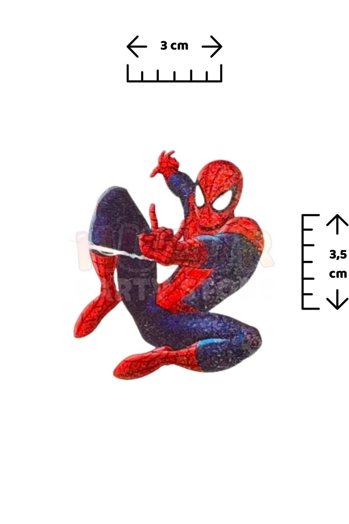 Örümcek Adam 8 Adet Geçici Çocuk Dövmesi Doğum Günü Parti Renkli Tattoo Dövme Spiderman Konsepti