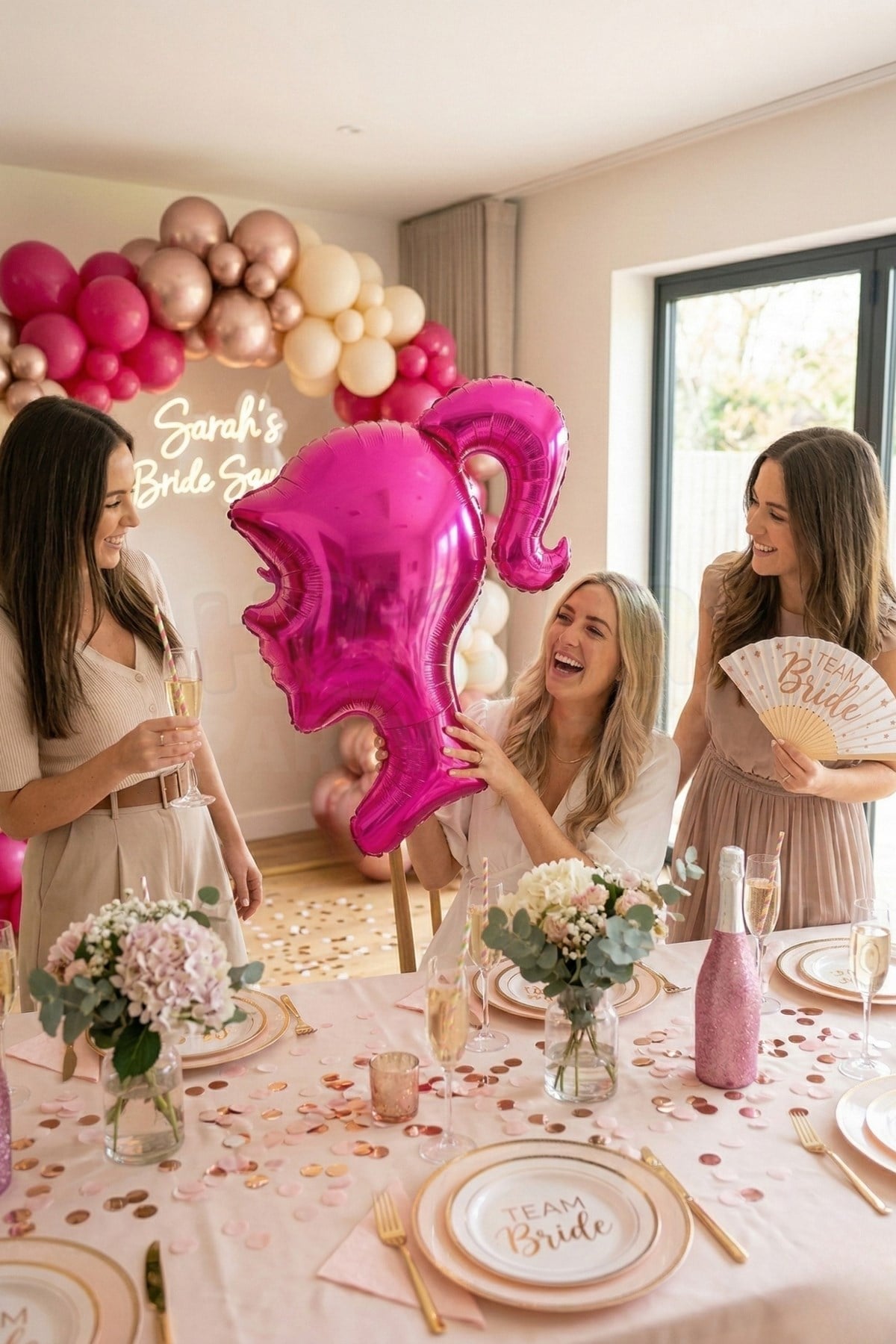 Pembe Barbie Folyo Balon 60x50 Cm Bride To Be Süsleri Bekarlığa Veda Partisi Konsepti Gelin Balonu