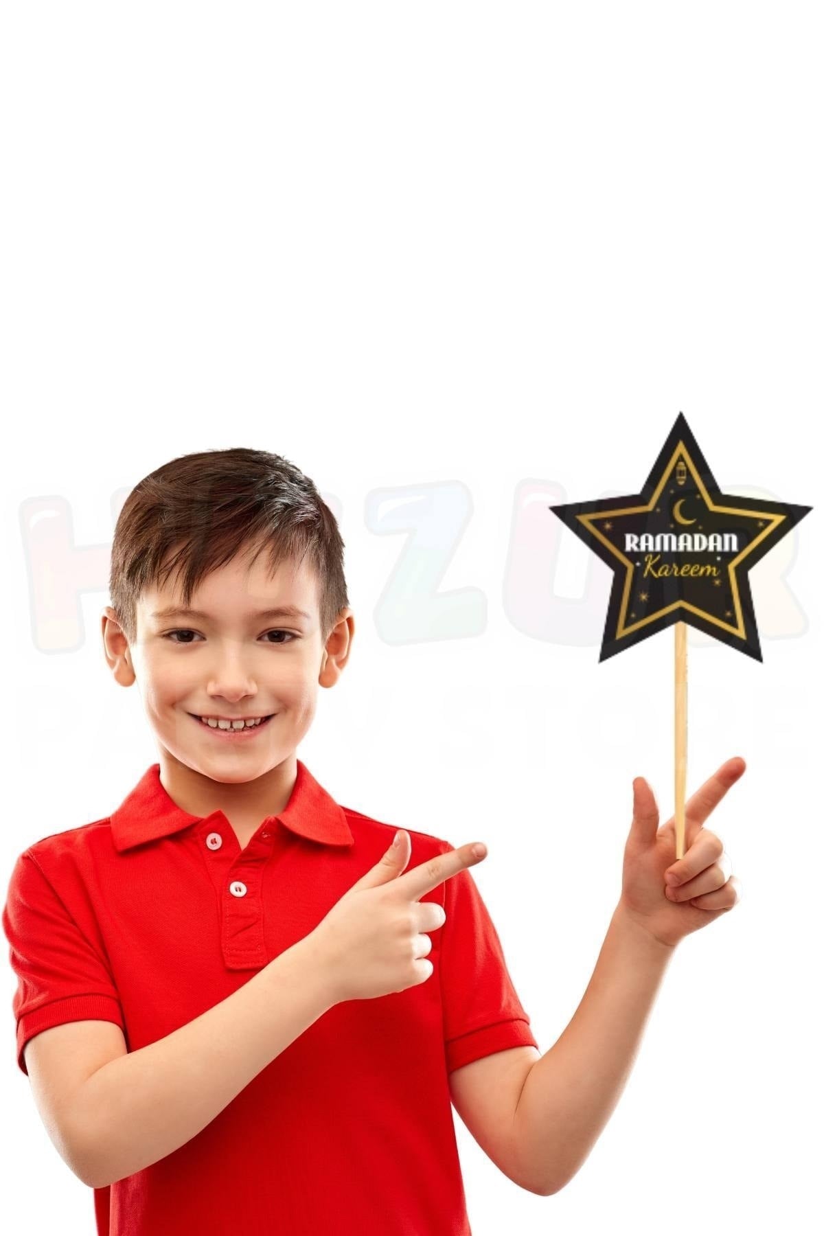 Ramadan Kareem Yazılı Konuşma Balonu Ramazan Bayramı Dini Islami Bayram Fotoğraf Çekilme Süsü Gb